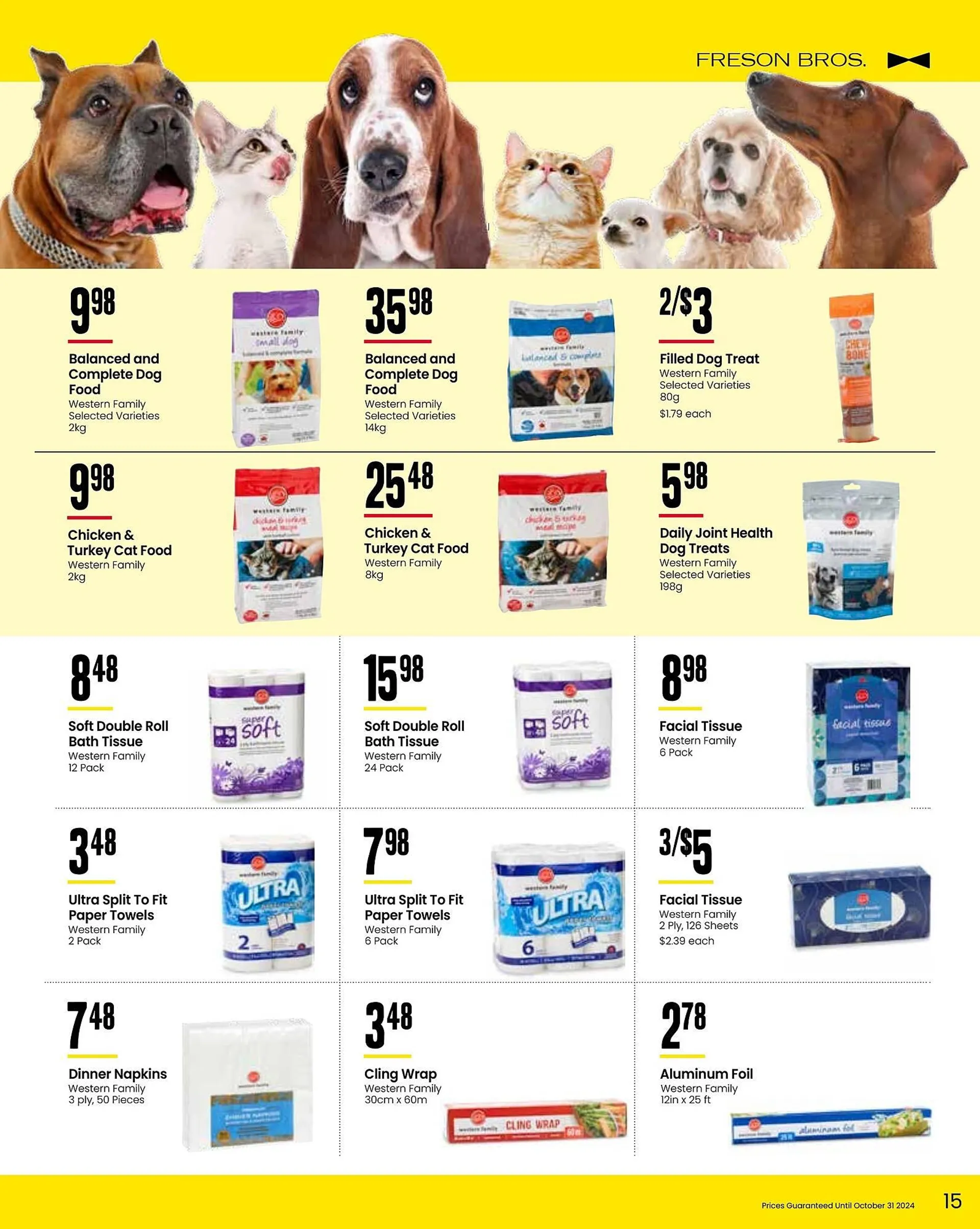 Freson Bros flyer from September 27 to October 31 2024 - flyer page 15