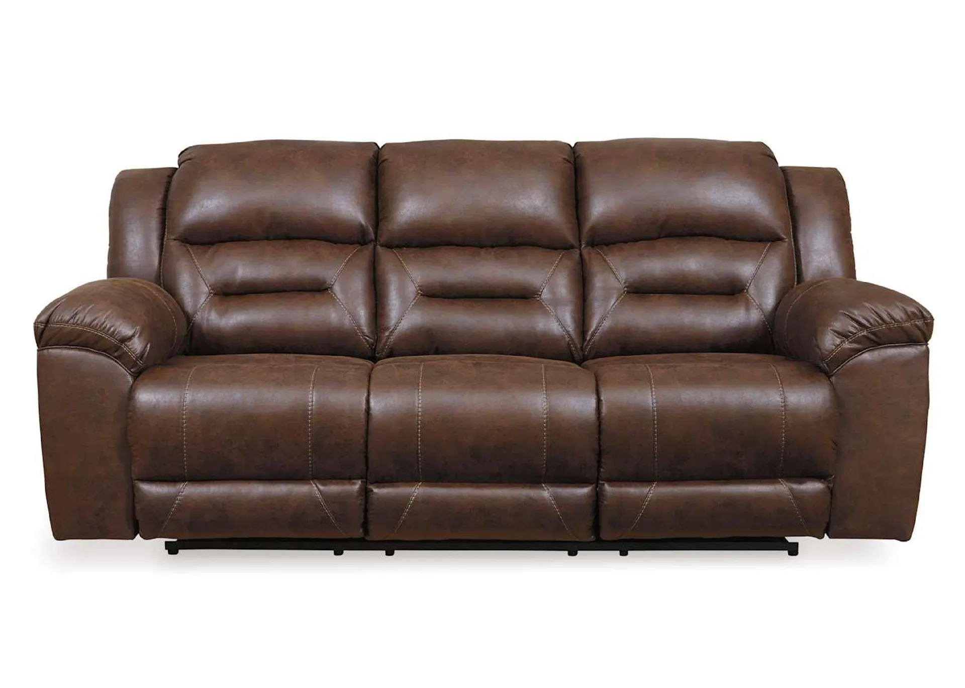 Stoneland Reclining Sofa - Chocolate