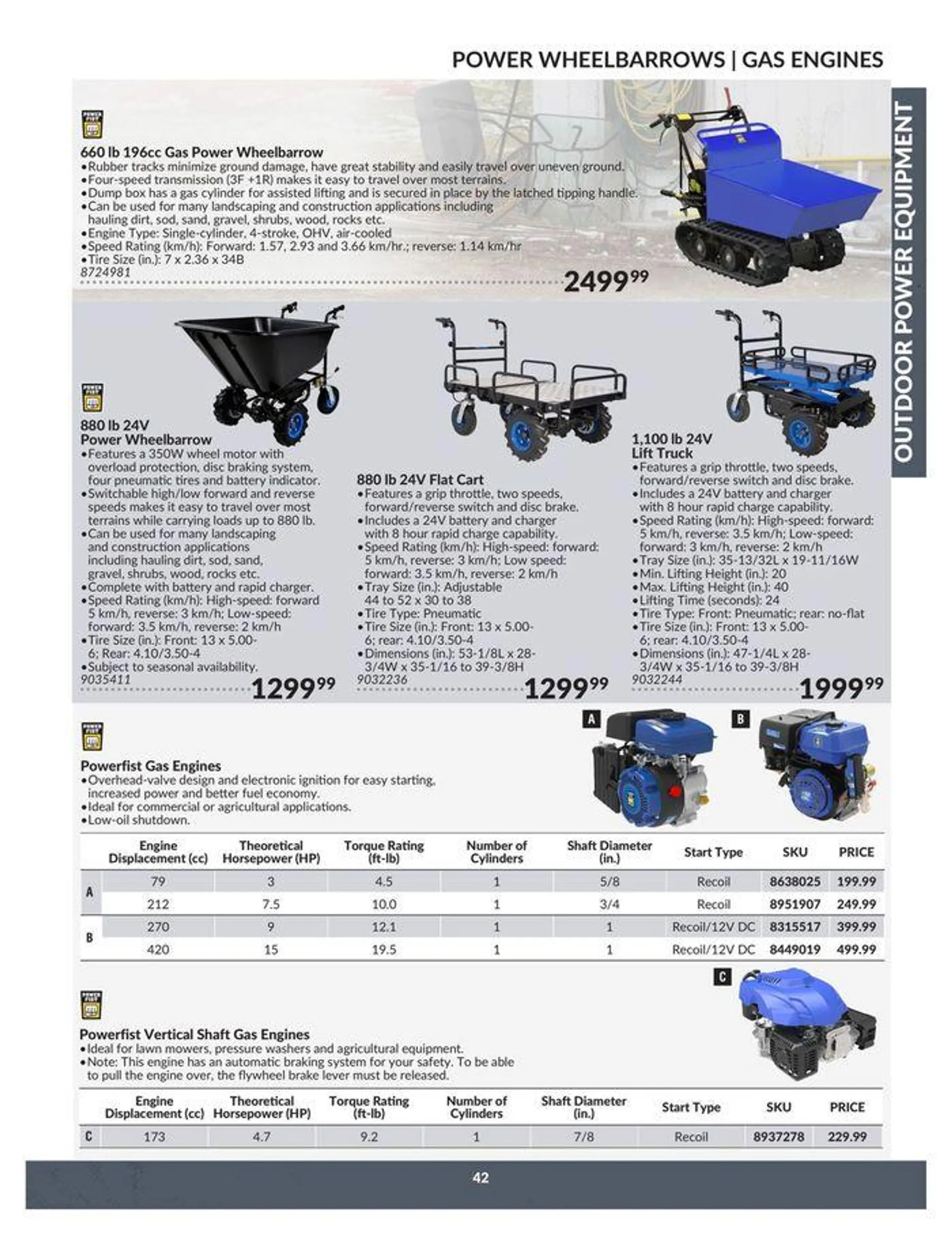 OUTDOOR POWER EQUIPMENT from April 23 to April 22 2025 - flyer page 42