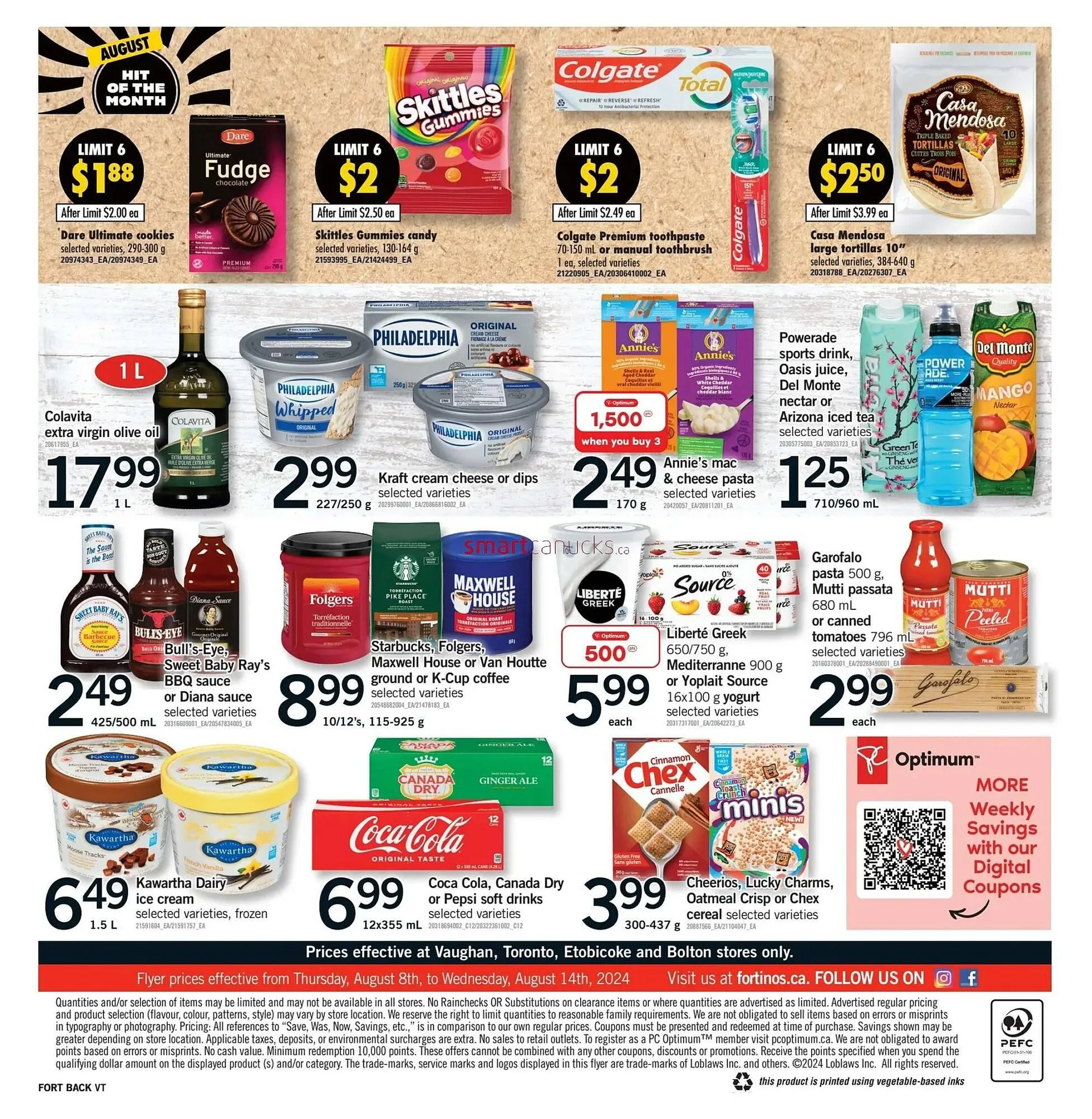 Fortinos flyer from August 8 to August 14 2024 - flyer page 3