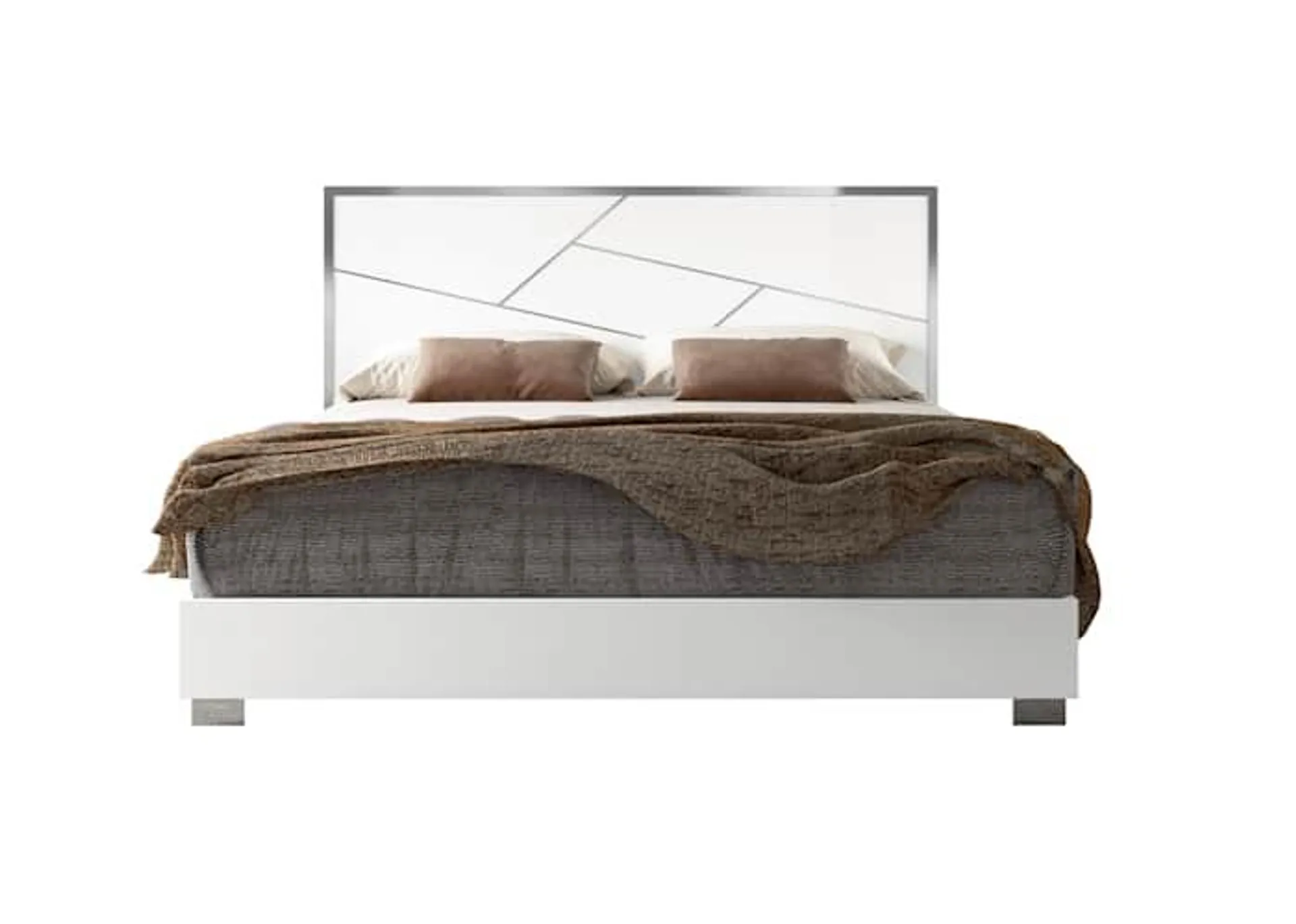 Palermo Panel Bed - Dream White