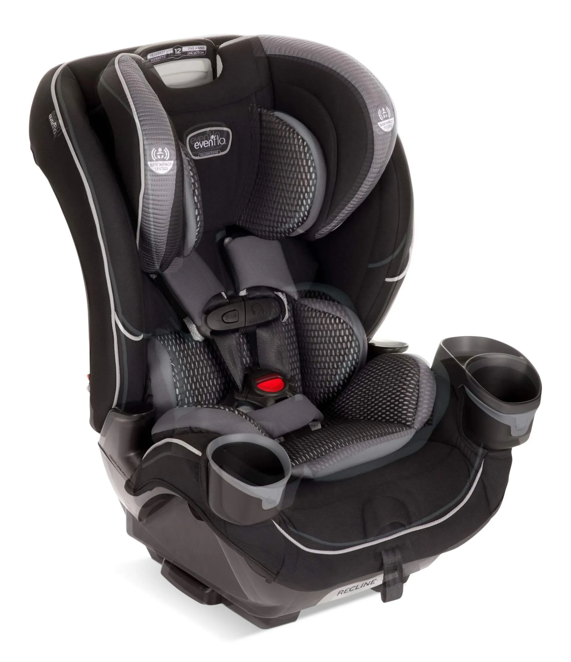 Evenflo EveryFit 120-lb All-In-One Car Seat, Olympus Black