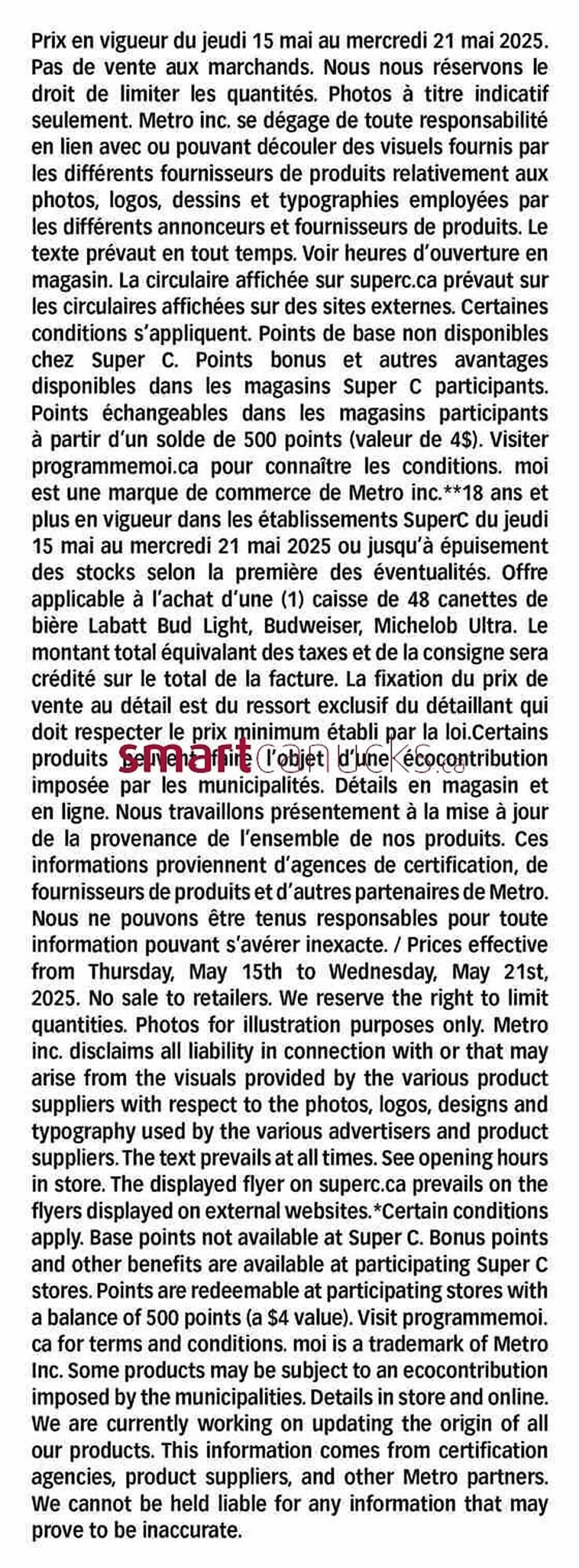 Super C flyer from May 15 to May 21 2025 - flyer page 19