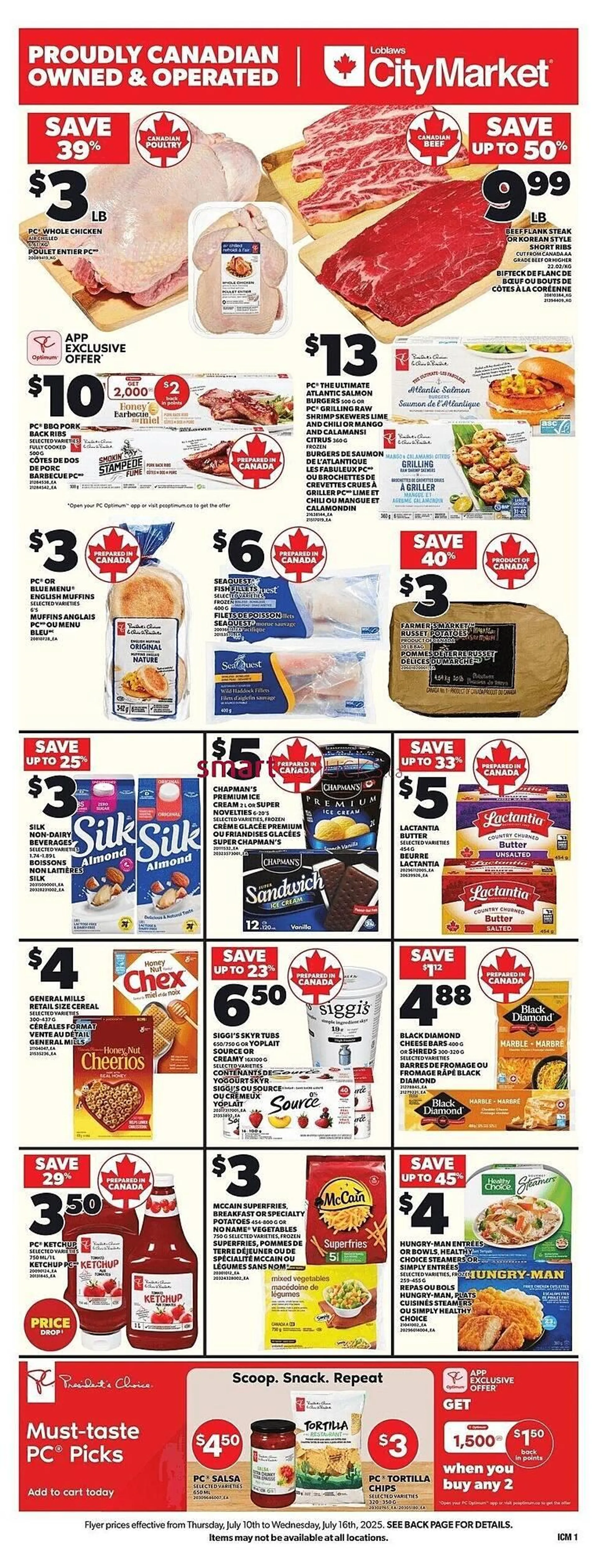 Loblaws flyer from July 10 to July 16 2025 - flyer page 1
