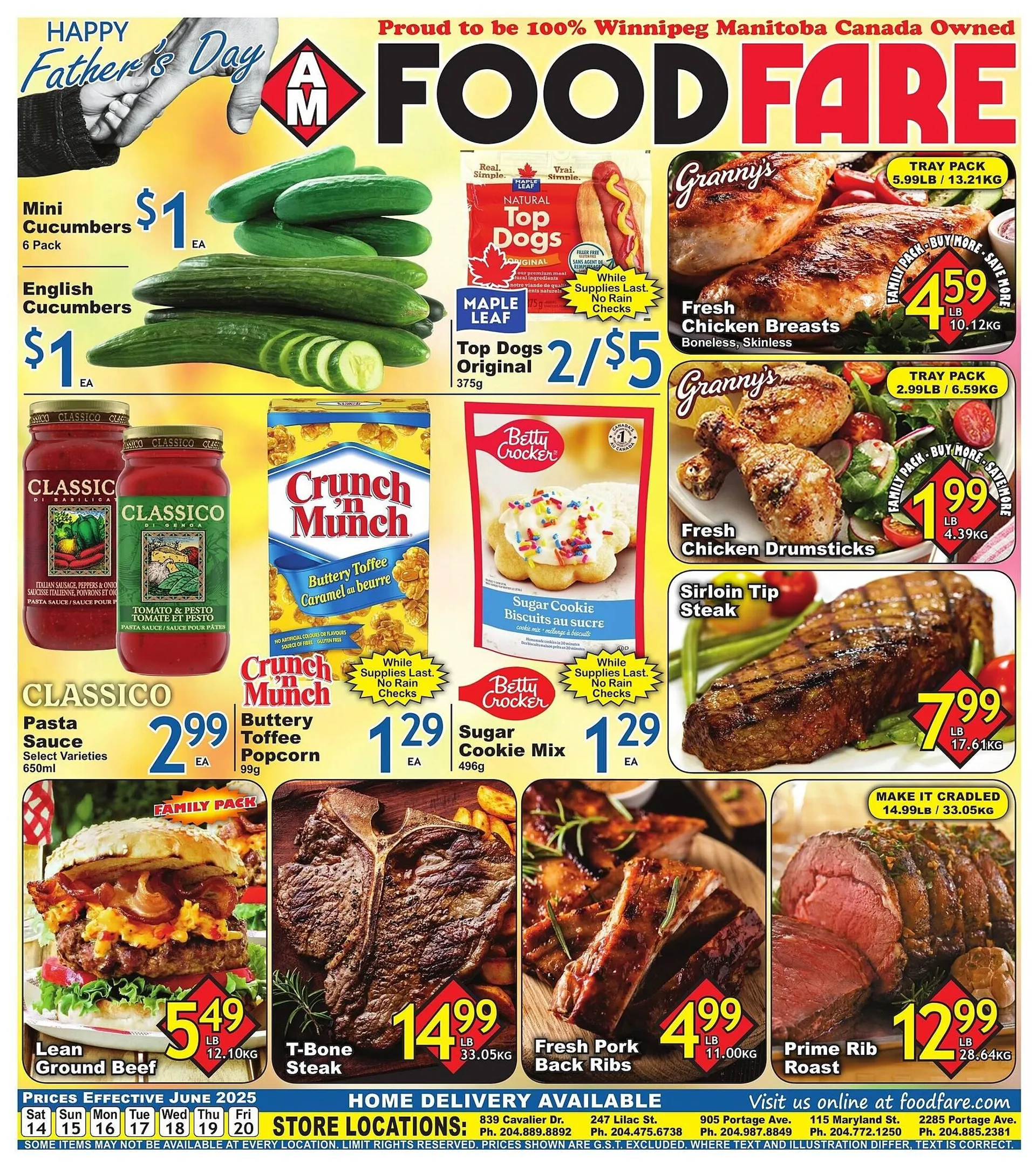 Food Fare flyer from June 13 to June 19 2025 - flyer page 1
