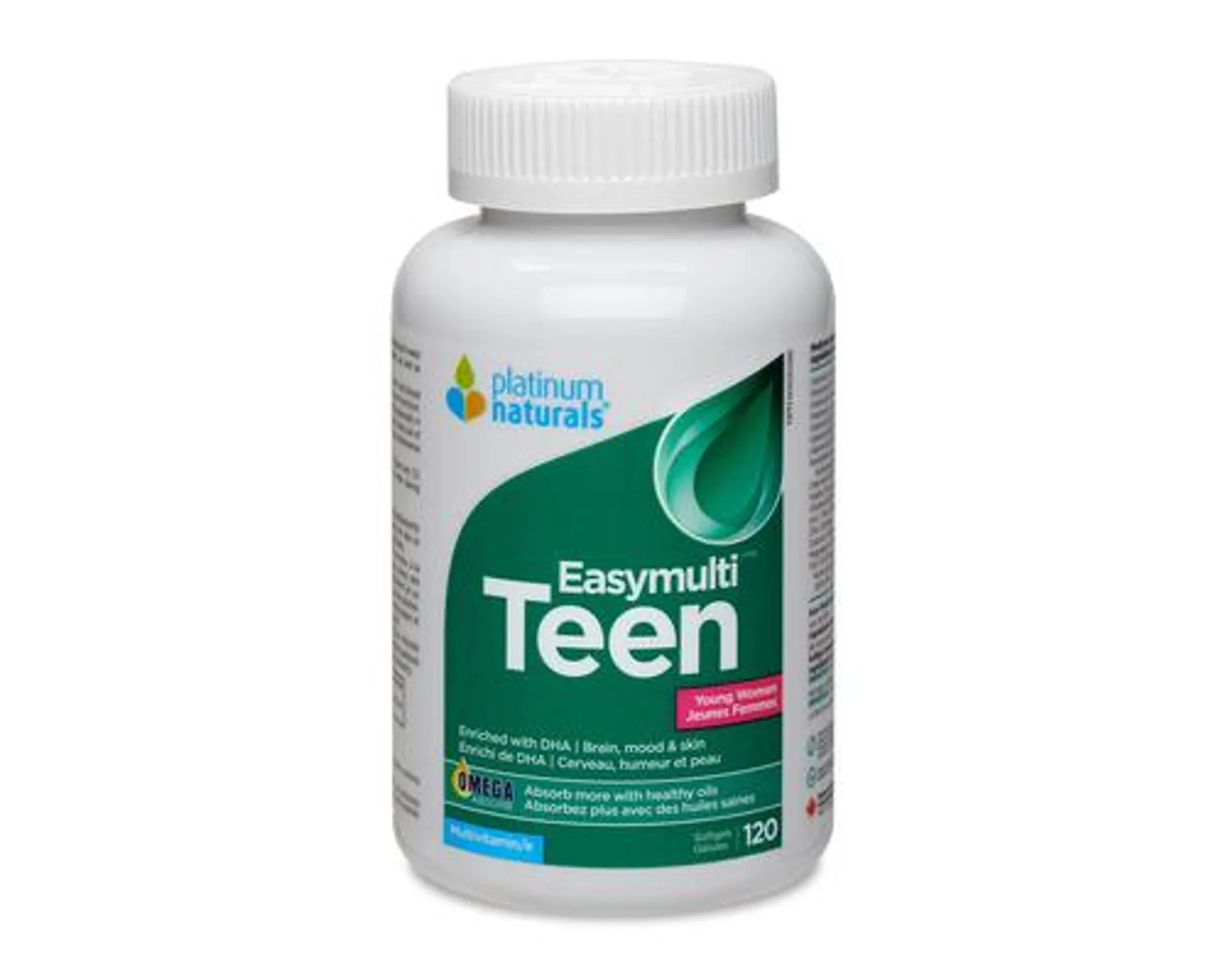 Platinum Naturals Easymulti Teen for Young Women 120 Softgels