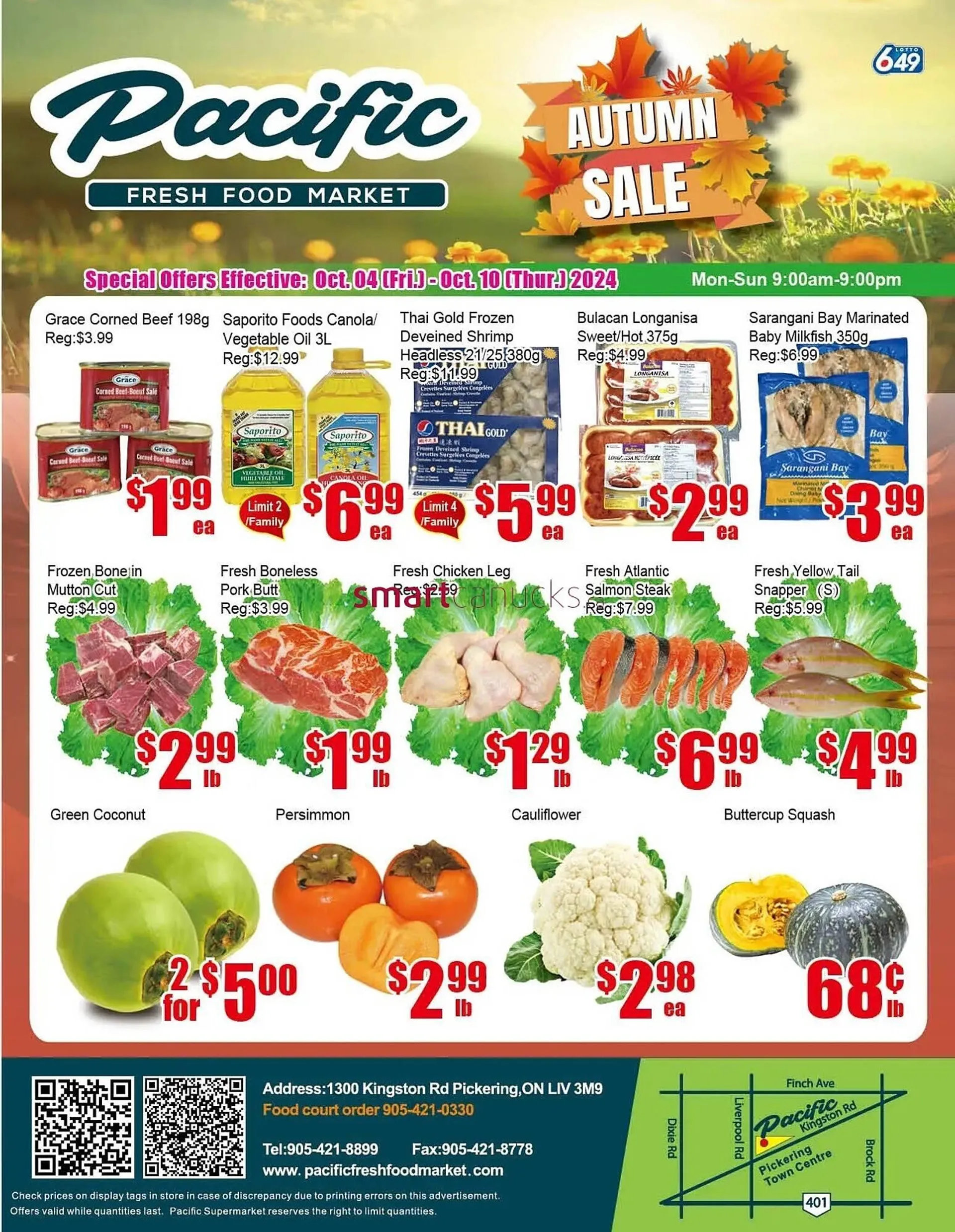 New Pacific Supermarket flyer - 1