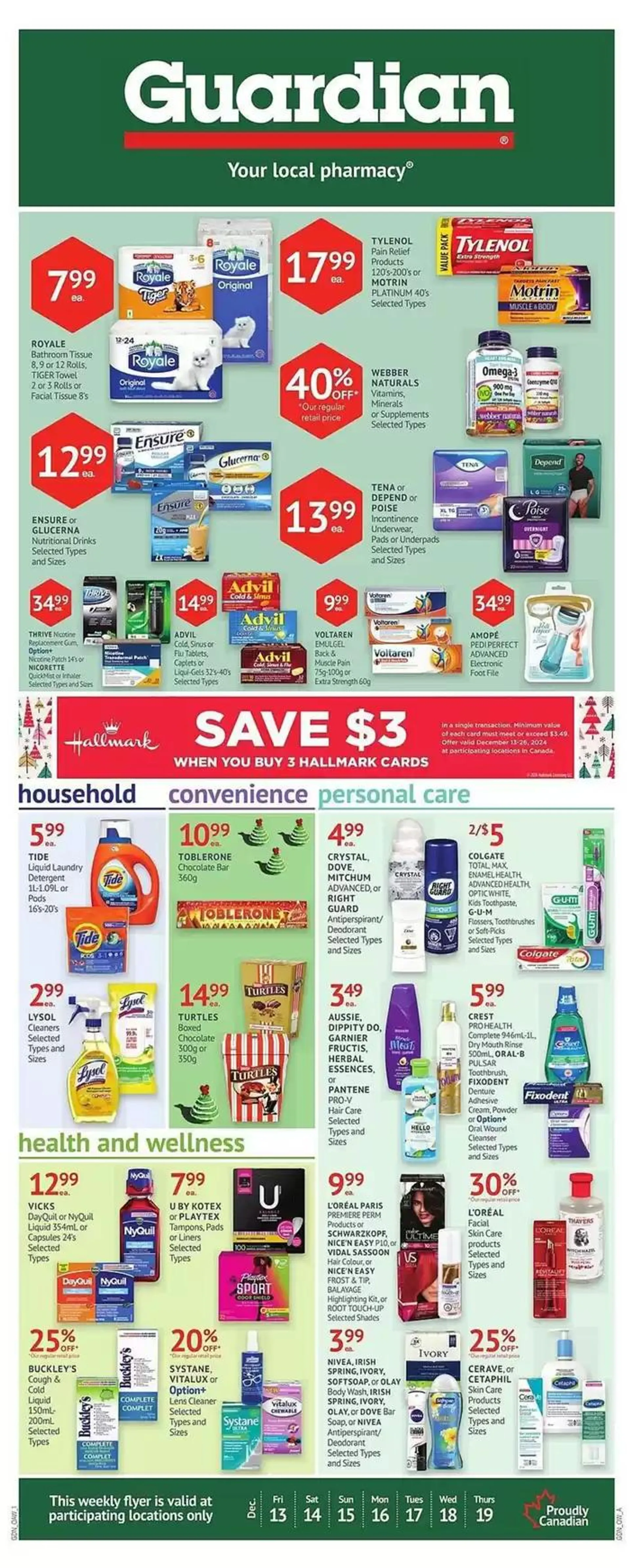 Guardian Pharmacy weekly flyer - 1