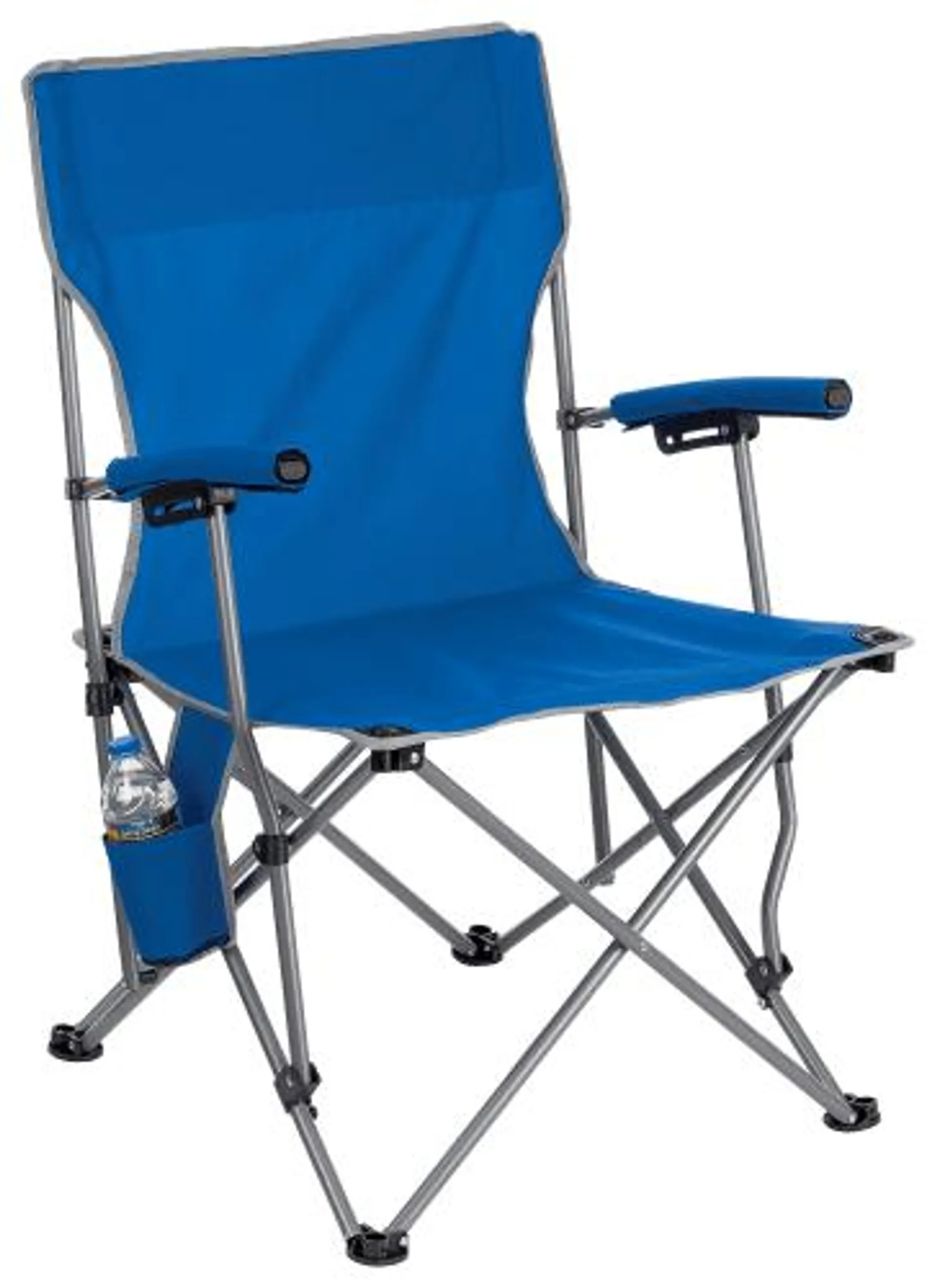 Folding Hard Arm Camp Chair - Blue