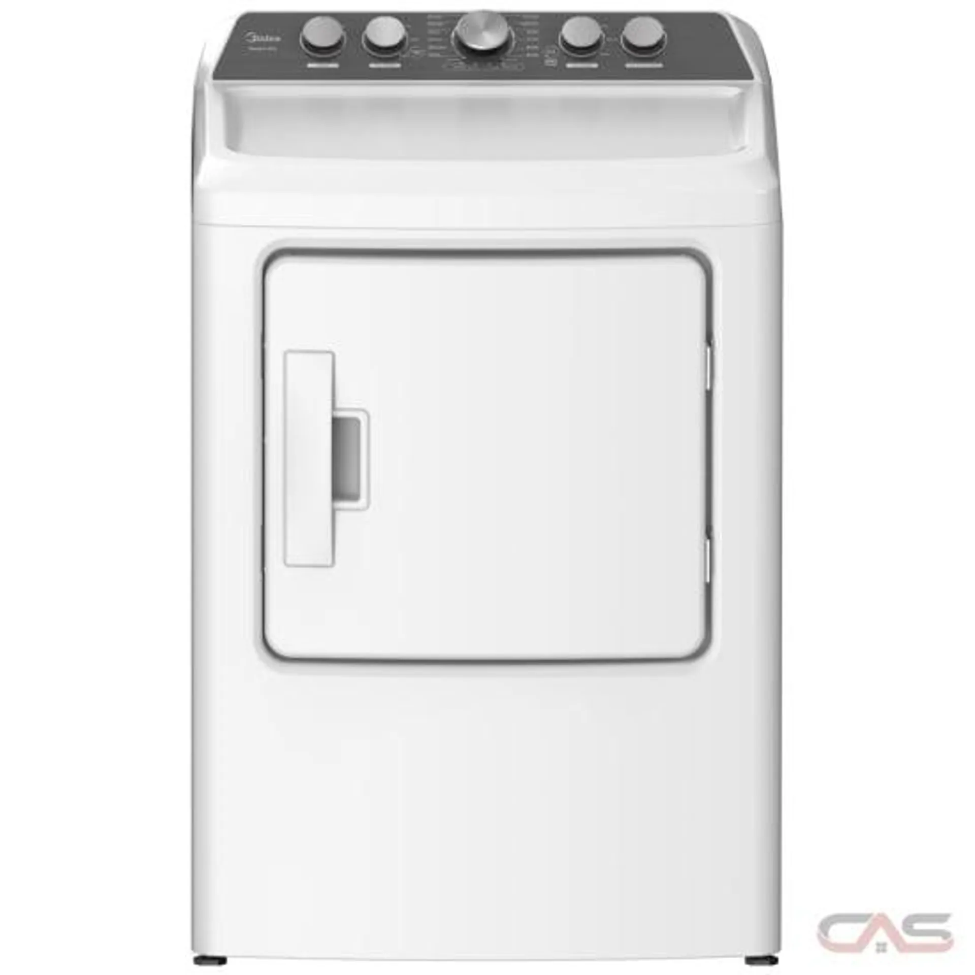 Midea MLE47C4AWW Dryer, 27 inch Width, Electric, 6.7 cu. ft. Capacity, 4 Temperature Settings, Steel Drum, White colour