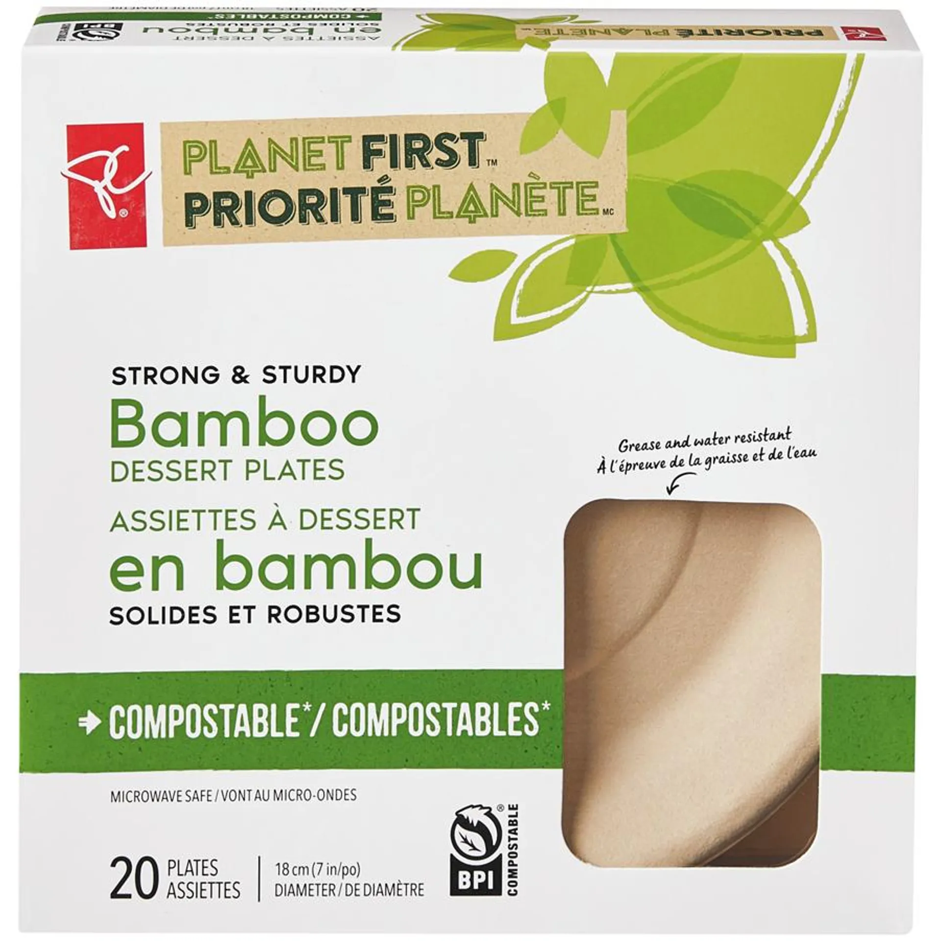 Planet First Bamboo Dessert Plates