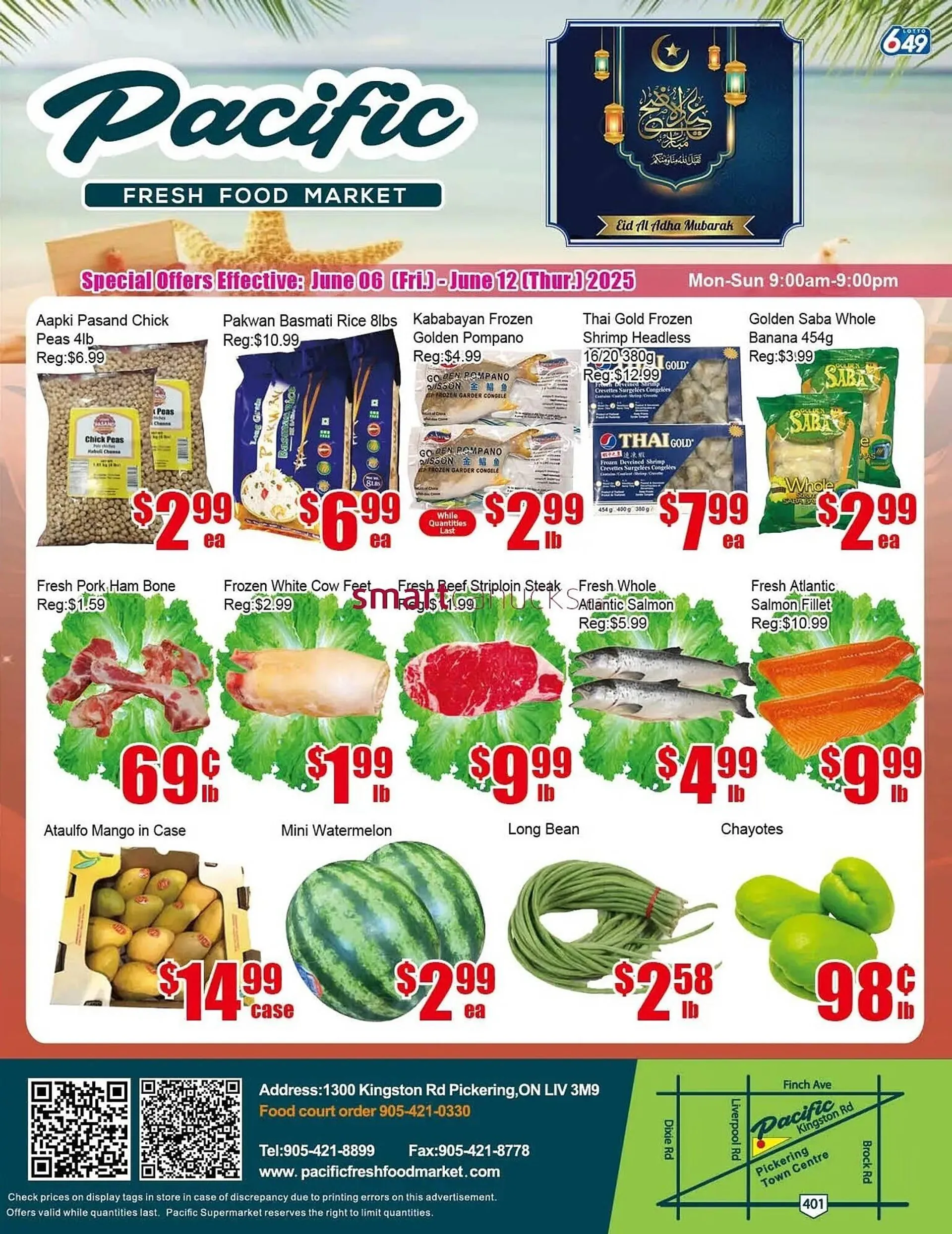 New Pacific Supermarket flyer from June 6 to June 12 2025 - flyer page 1