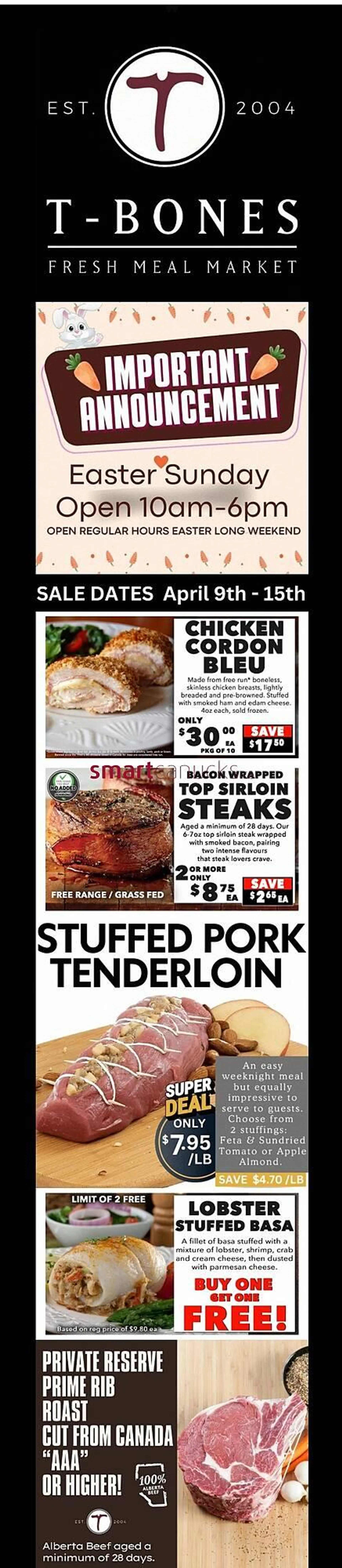 T-Bones flyer - 1