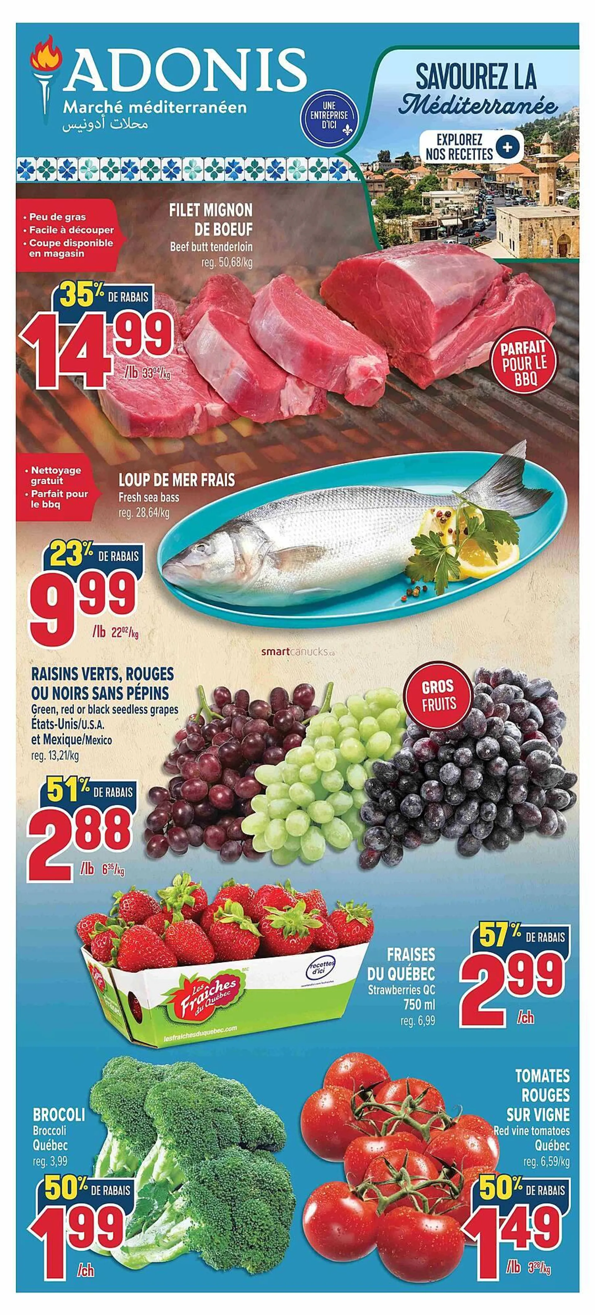 Marché Adonis flyer from July 17 to July 23 2025 - flyer page 1