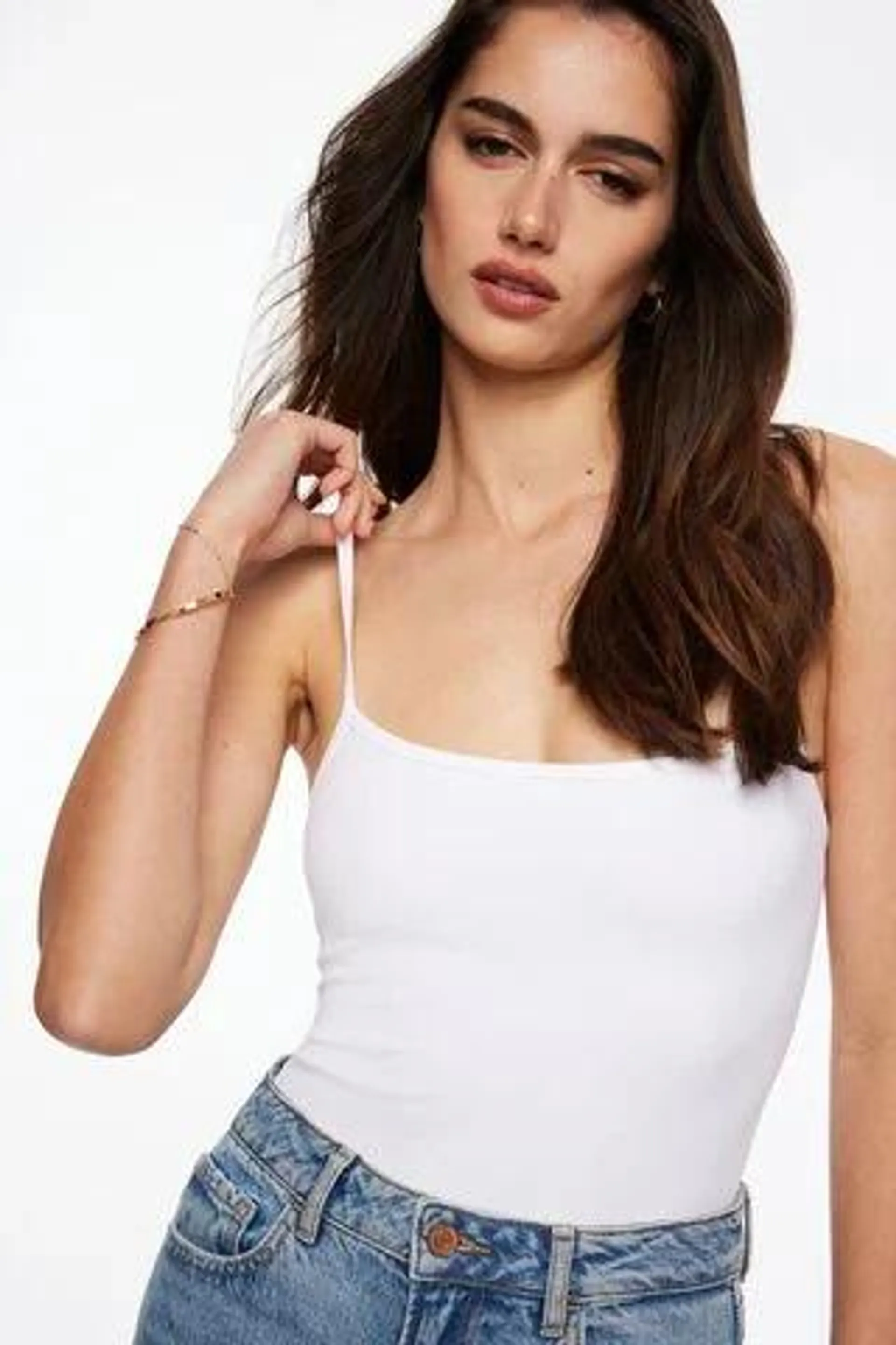 Square Neck Cami Bodysuit