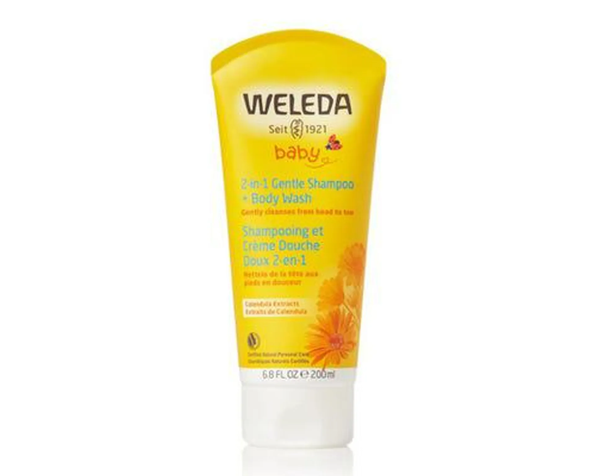 Weleda Baby 2 in1 Gentle Shampoo & Body Wash Calendula 200mL