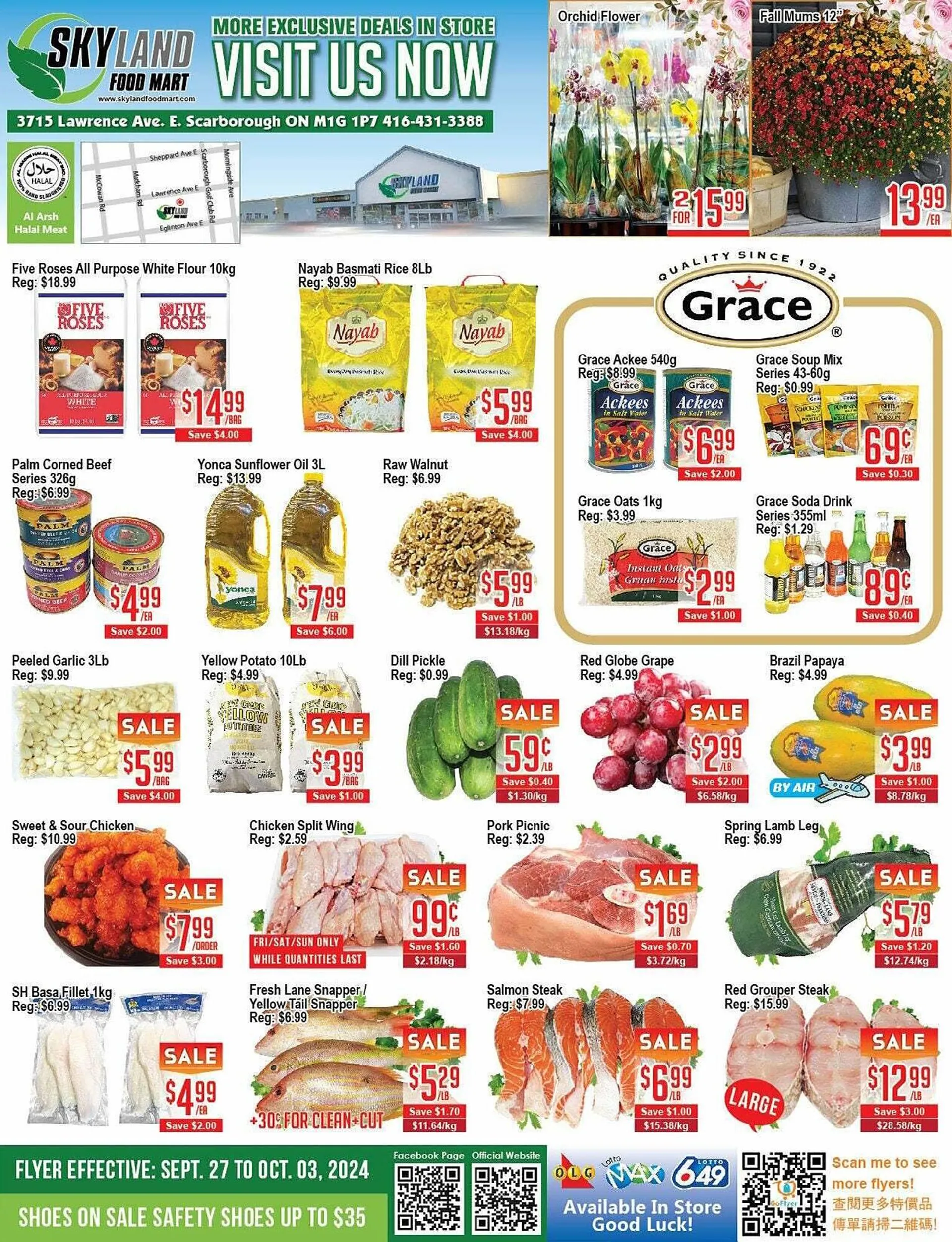 Skyland Foodmart flyer - 1