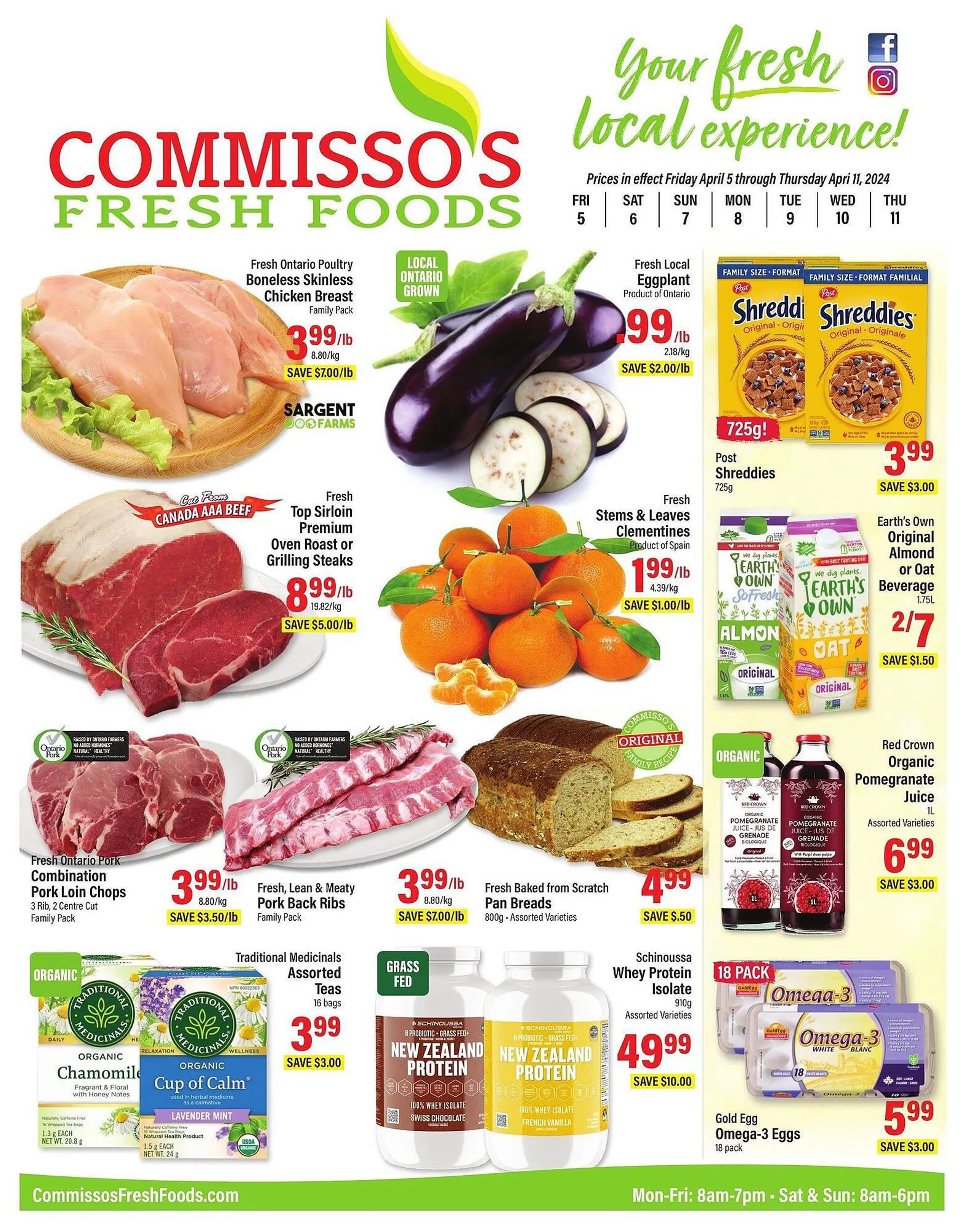 Commisso's Fresh Foods flyer from April 5 to April 11 2024 - flyer page 1
