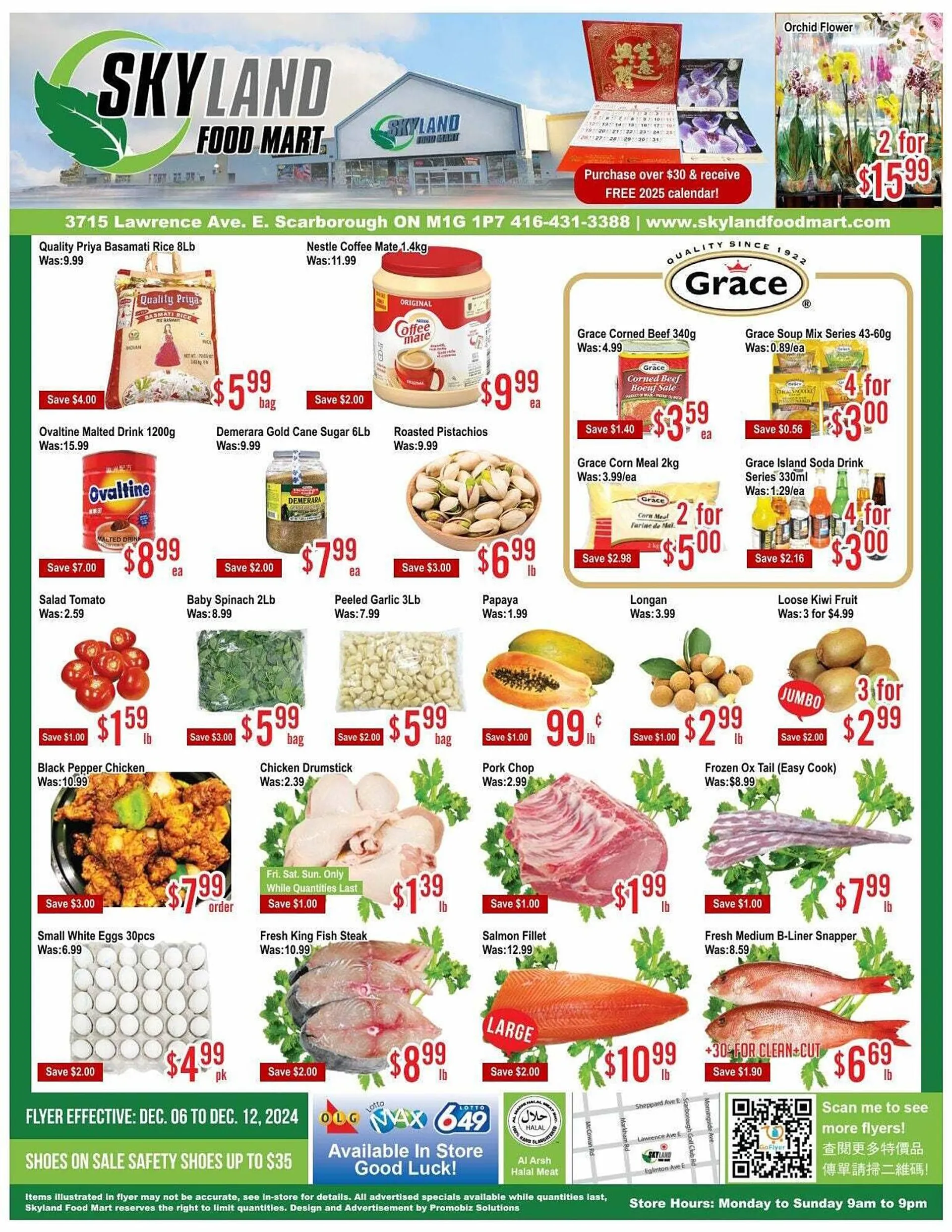 Skyland Foodmart flyer - 1