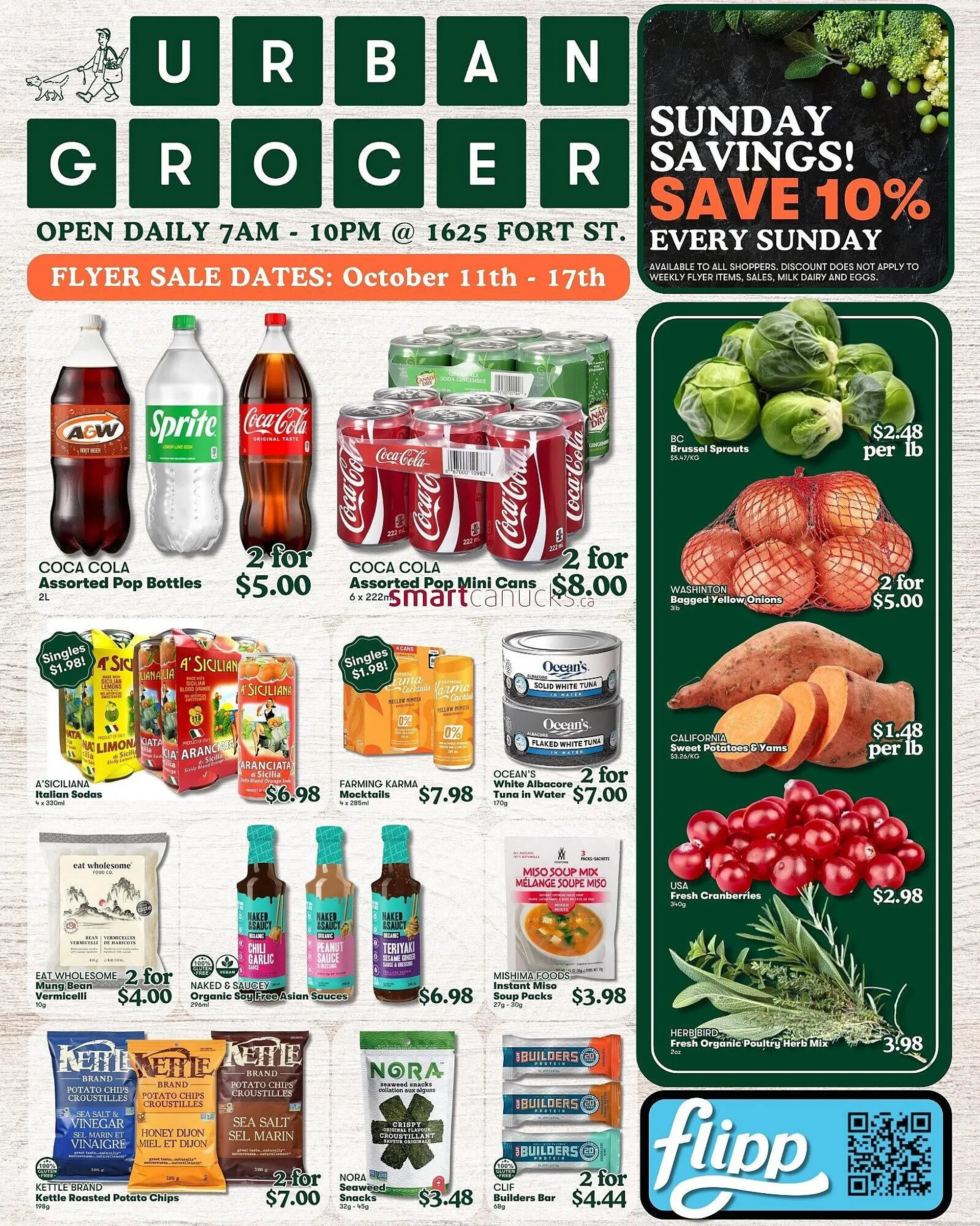 Urban Grocer flyer - 1