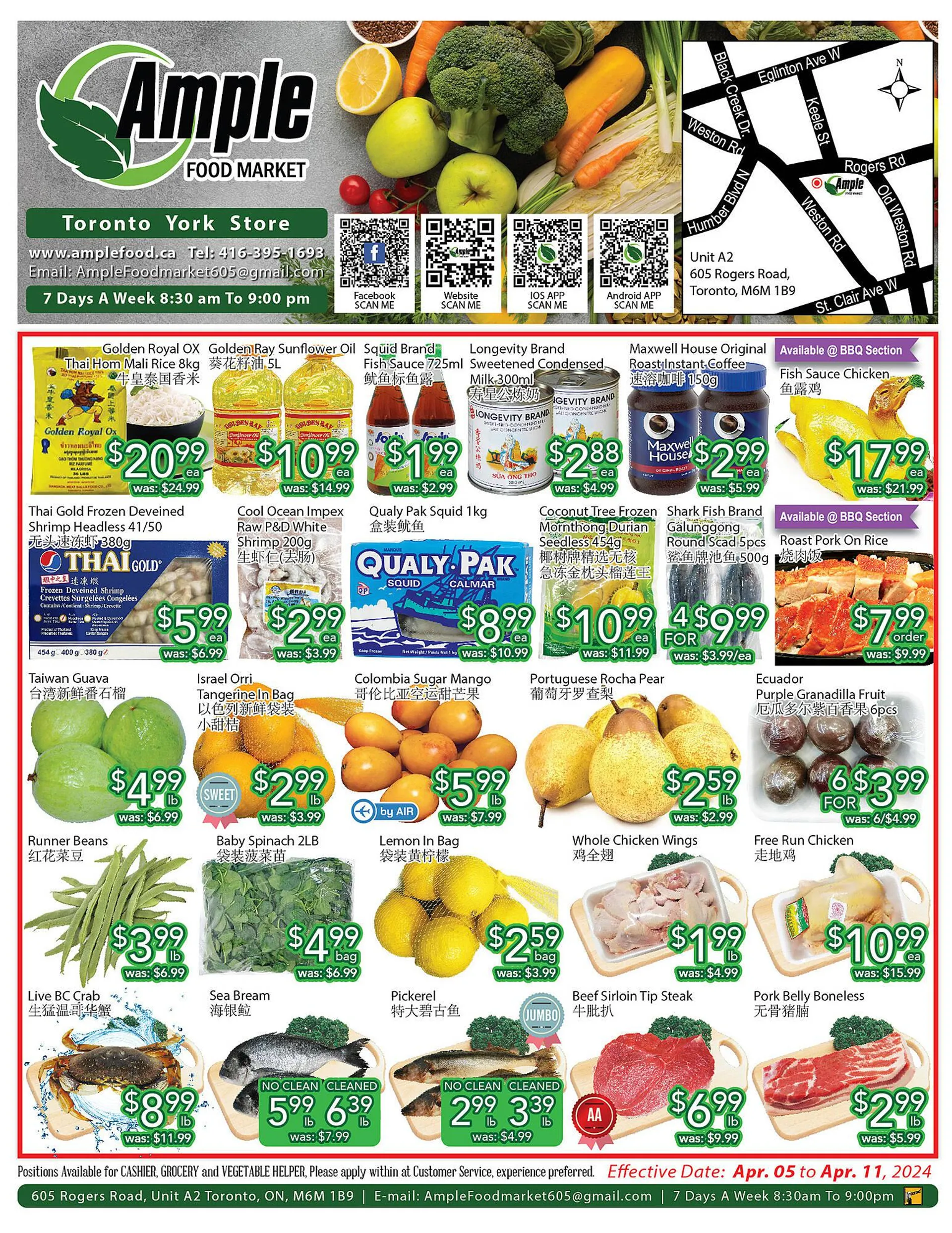 Ample Food Market flyer from April 5 to April 11 2024 - flyer page 