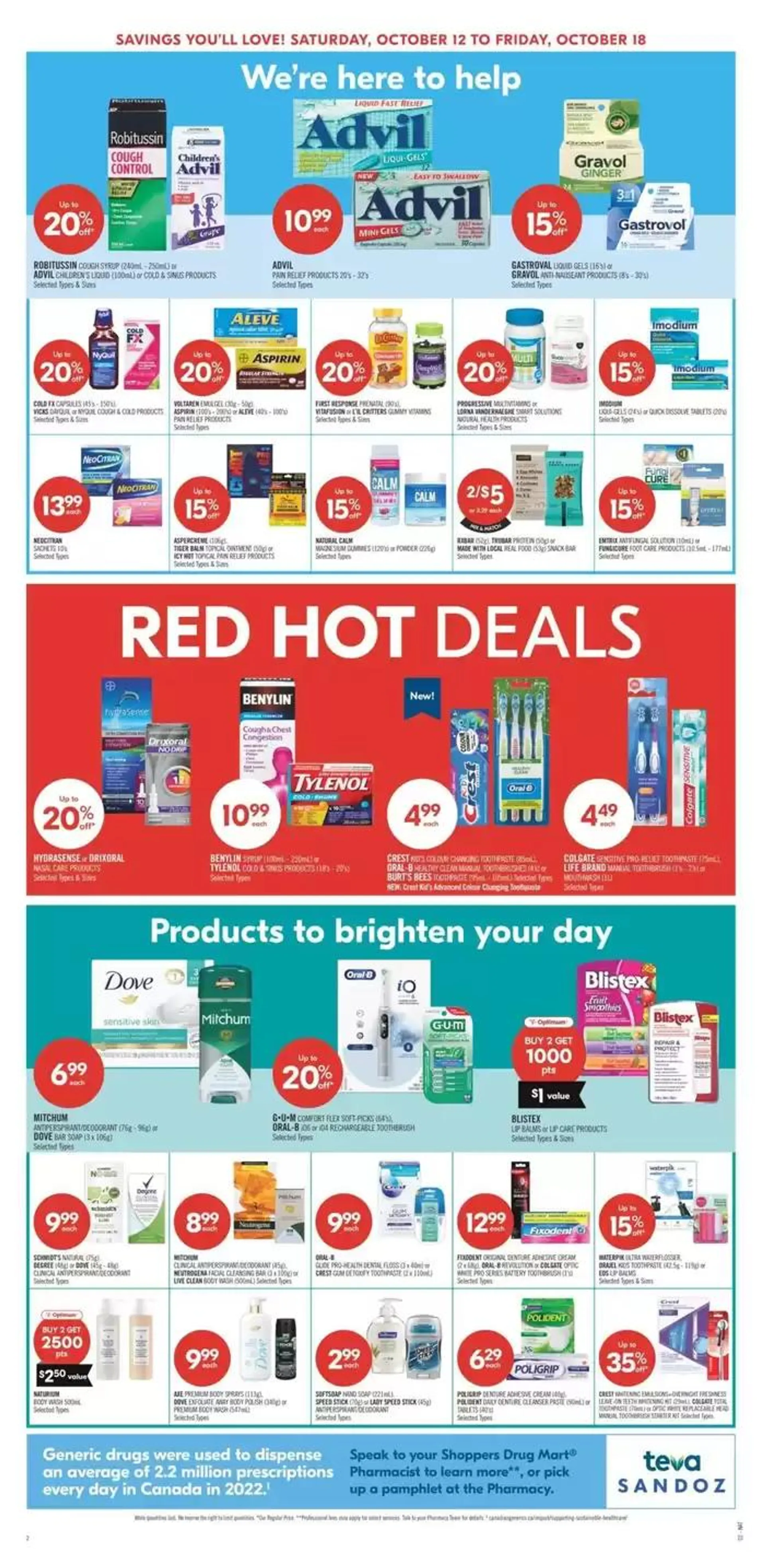 Shoppers Drug Mart Weekly ad from October 12 to October 17 2024 - flyer page 14