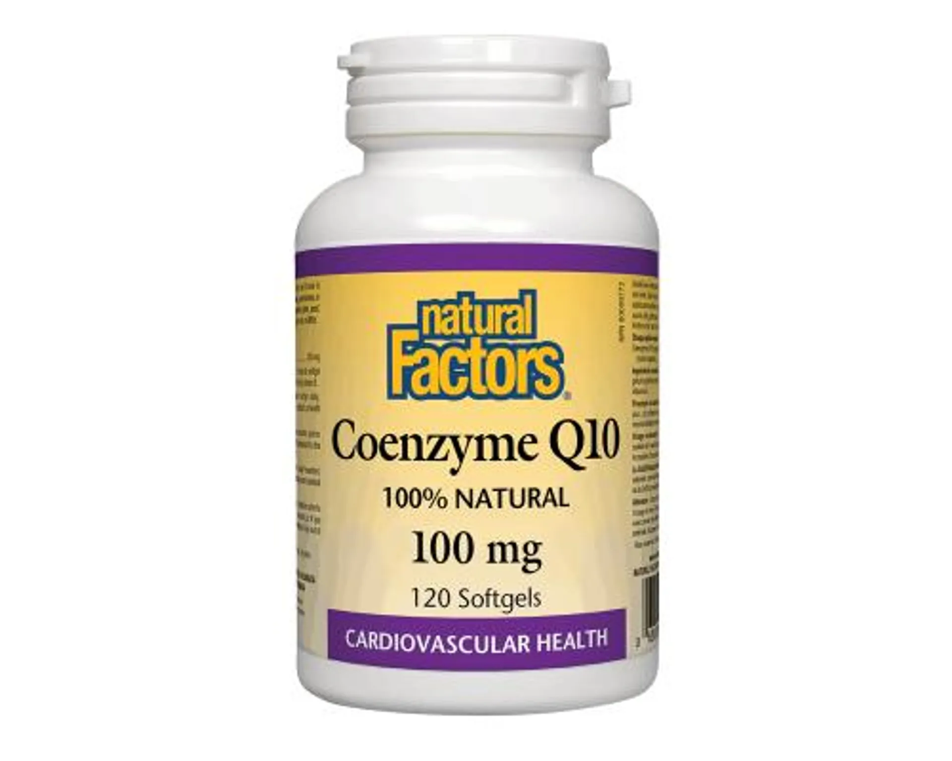 Natural Factors Coenzyme Q10 100mg 120 Softgels