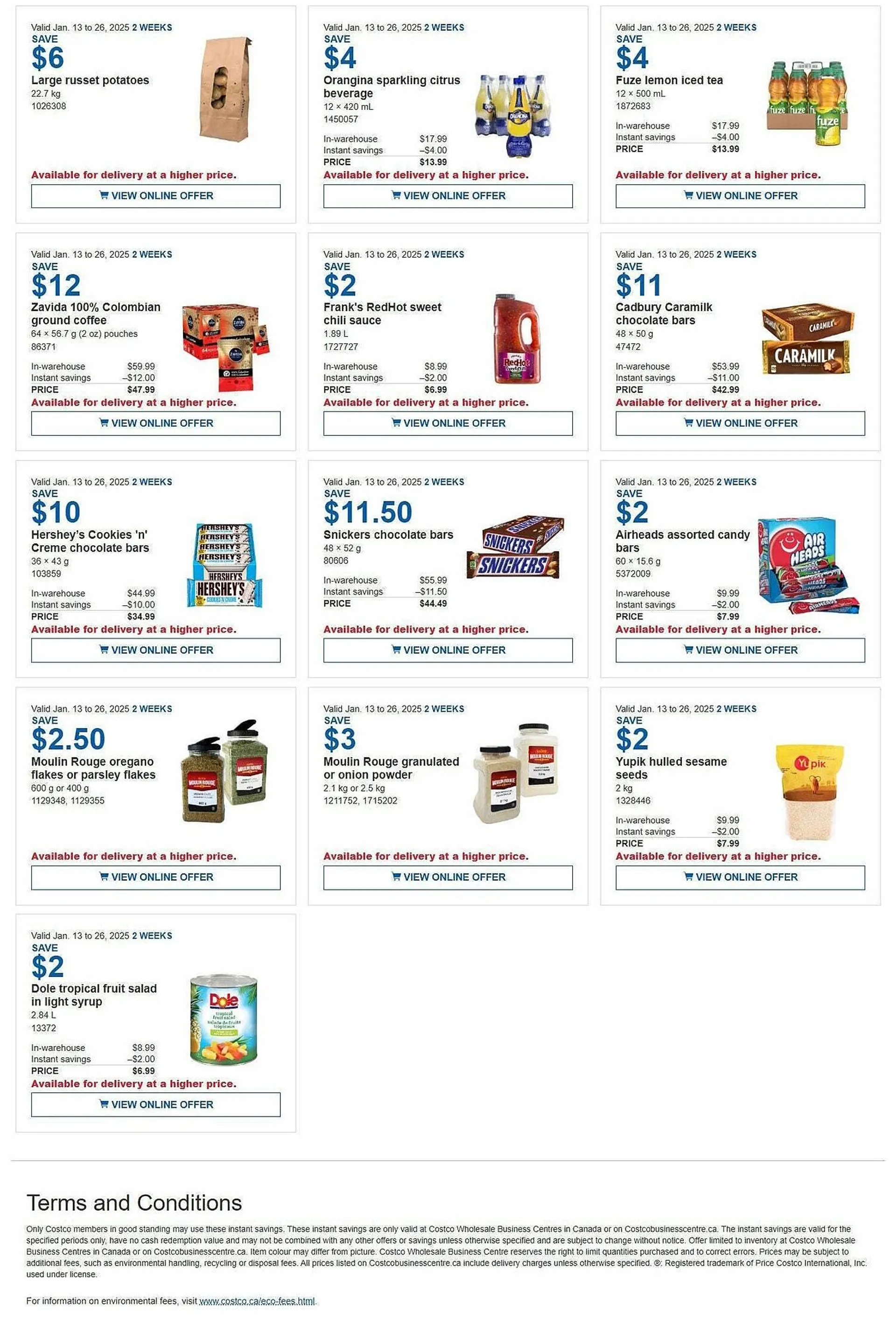 Costco flyer from January 13 to January 27 2025 - flyer page 2