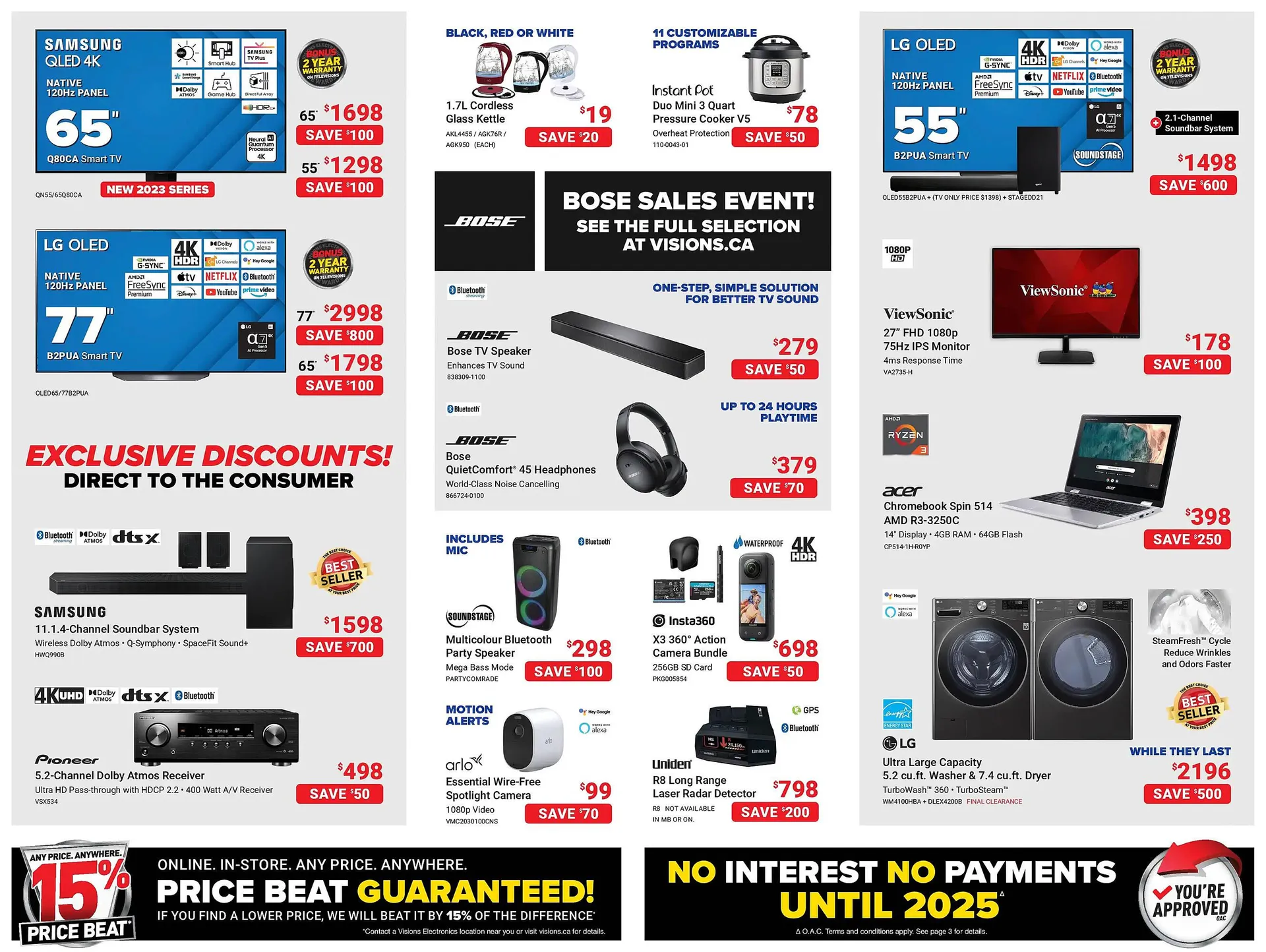 Visions Electronics flyer - 2