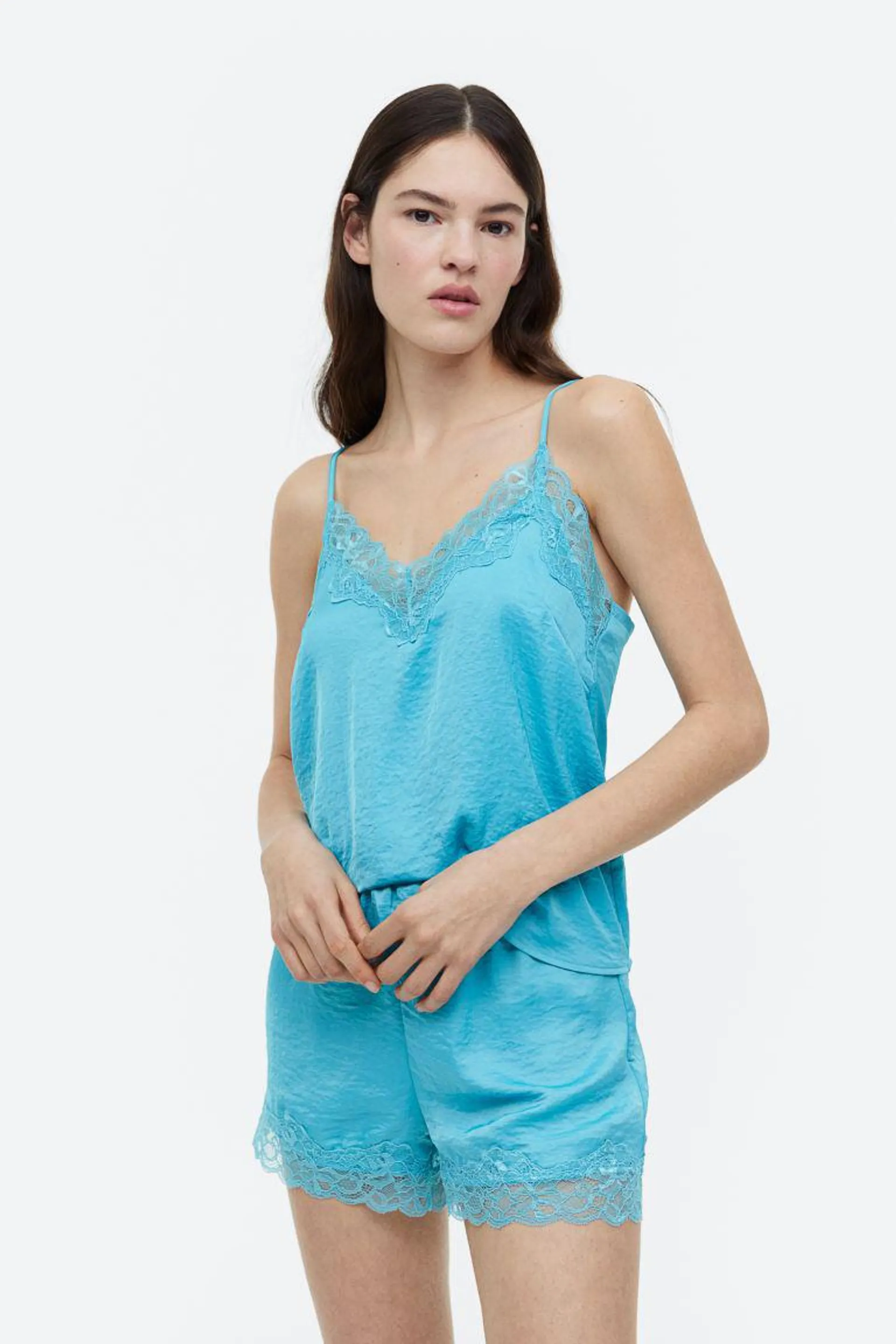 Pajama Camisole Top and Shorts