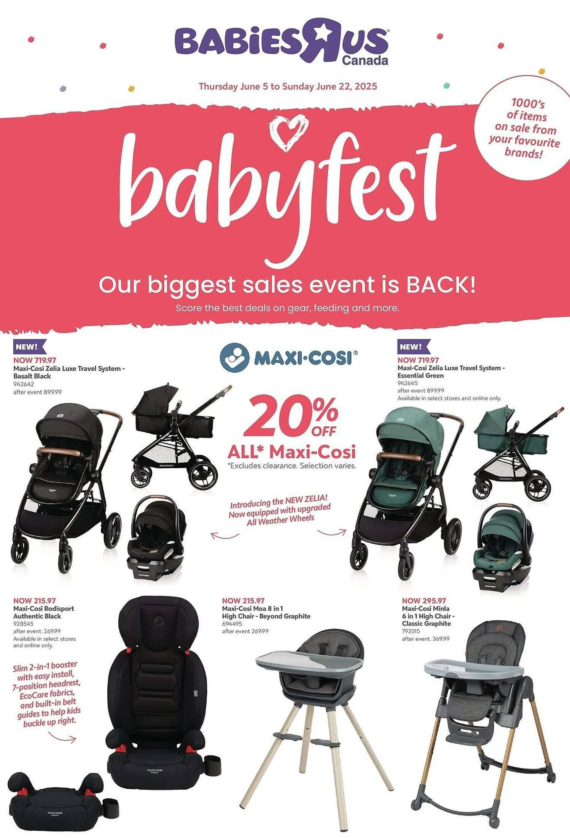 Babies 'R' Us flyer from June 5 to June 23 2025 - flyer page 1