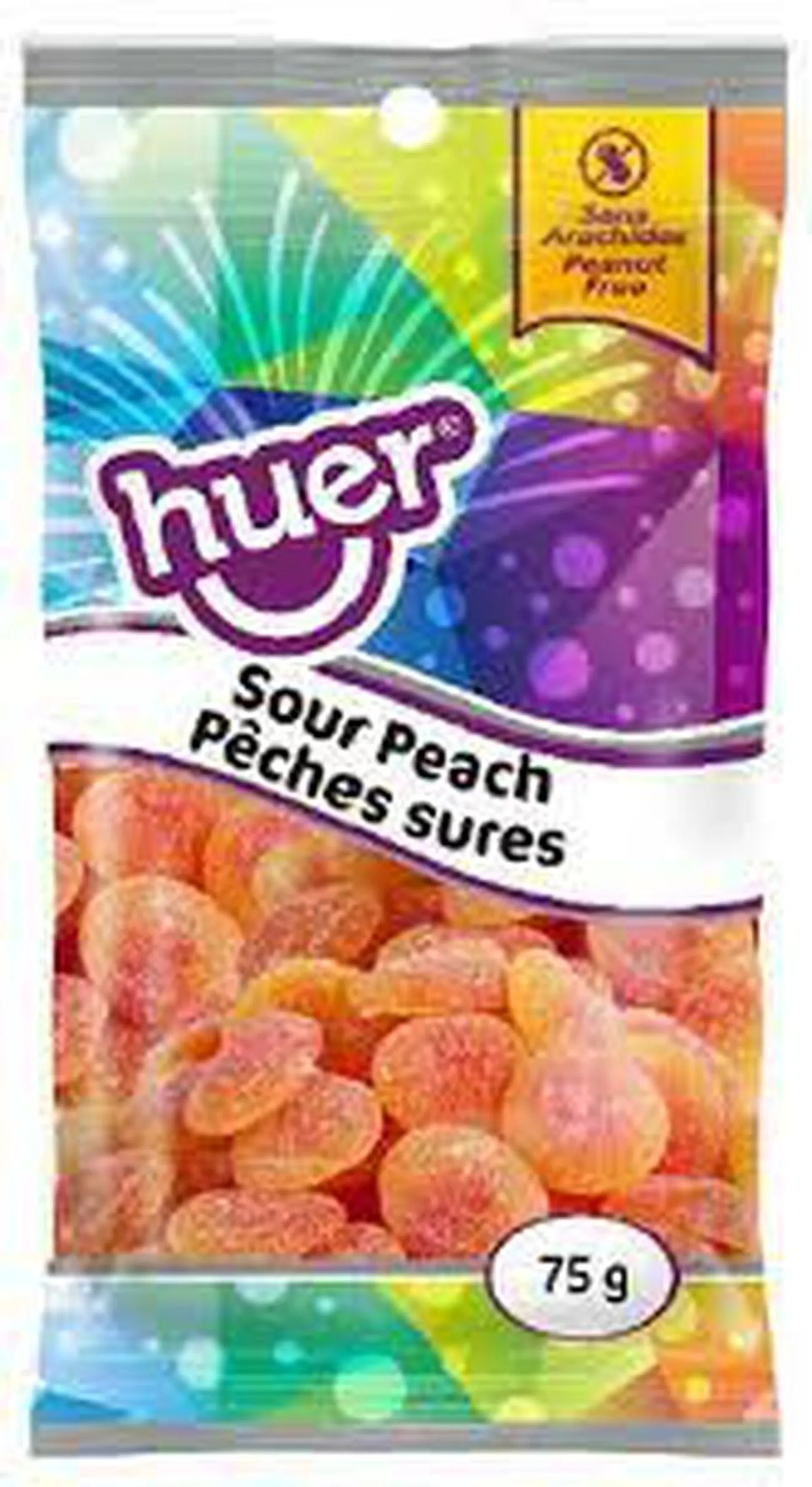 Huer Candy Sour Peach Slices