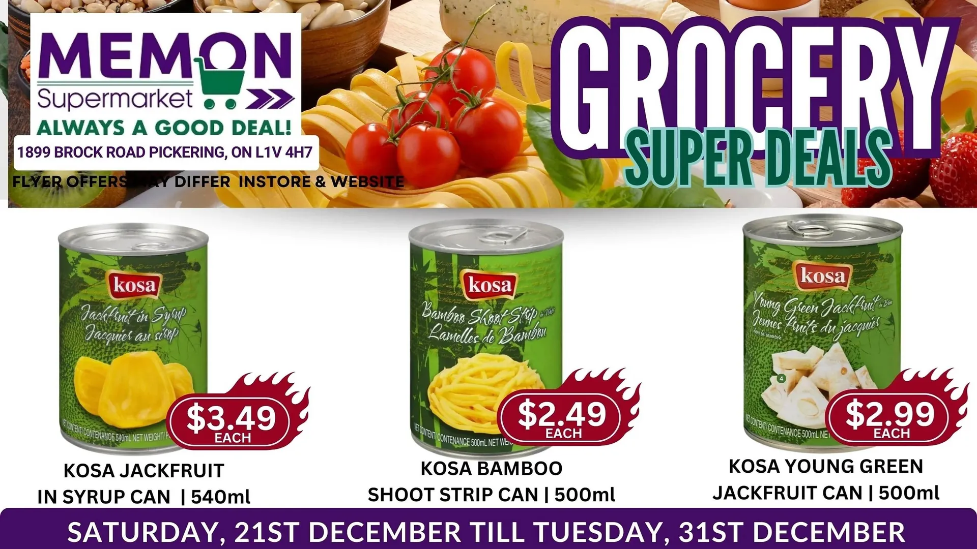 Memon Supermarket flyer - 1