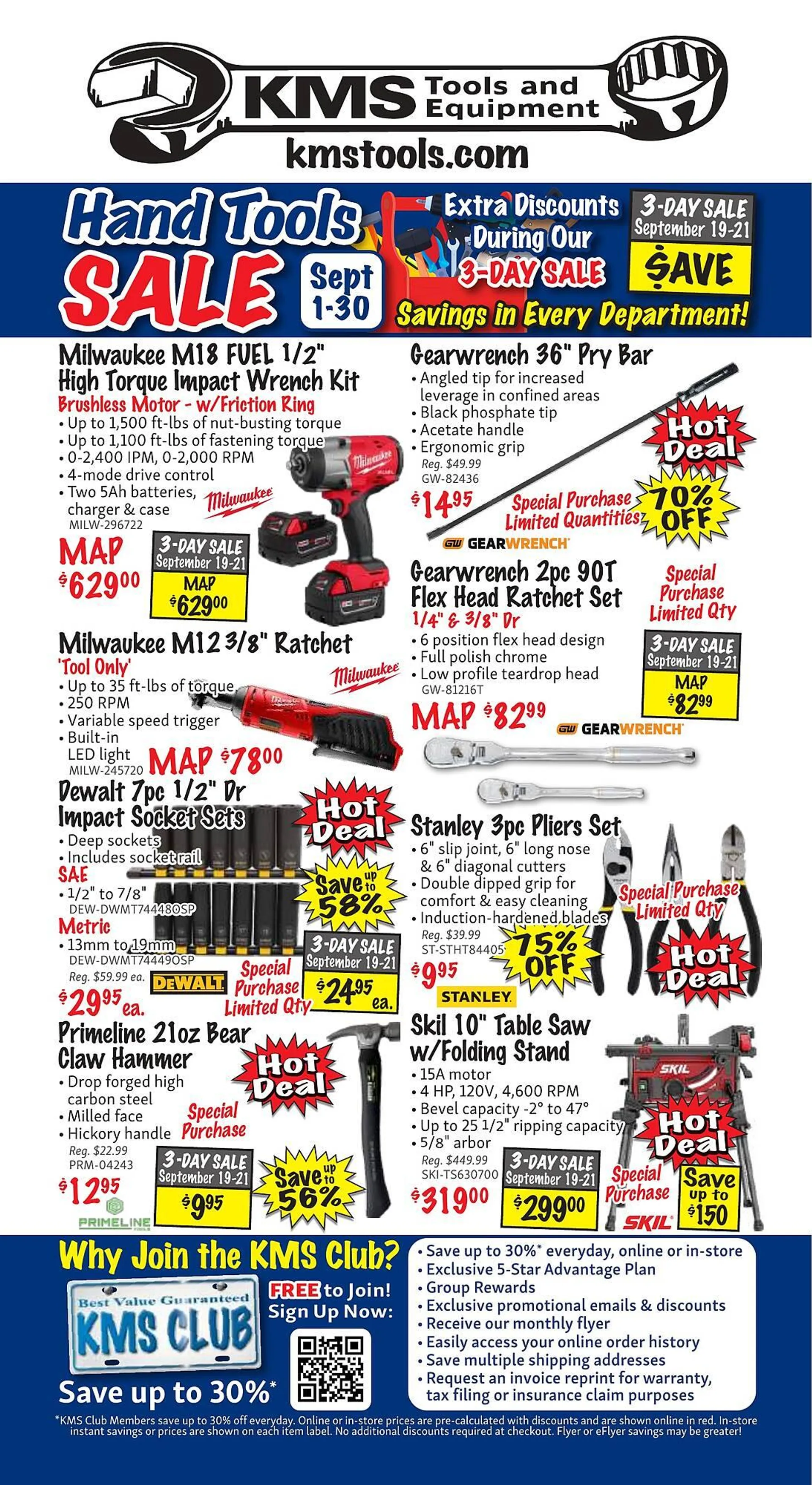 KMS Tools flyer from September 1 to September 30 2024 - flyer page 48