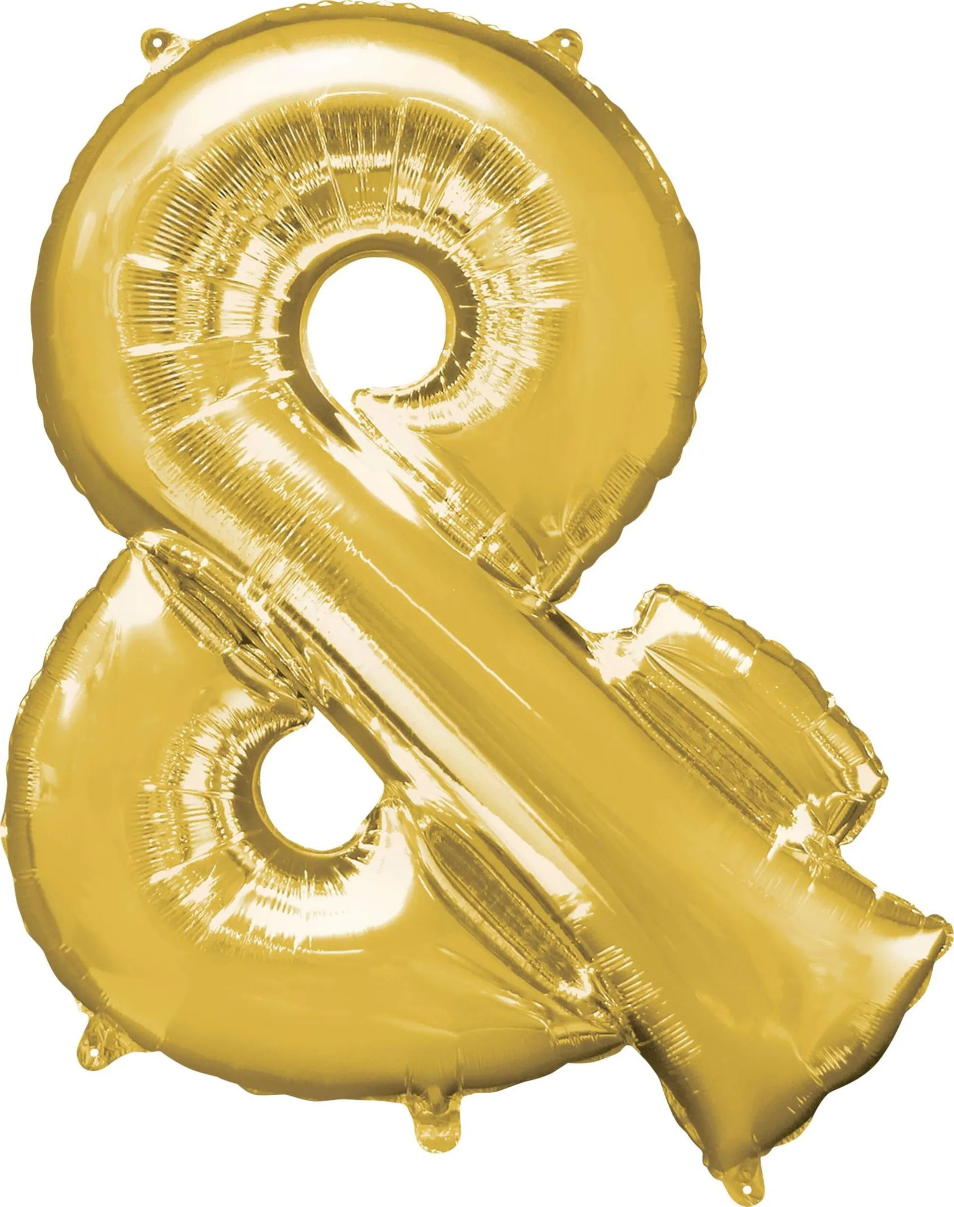 AmpersandSatin Foil Balloon, Assorted Colours, 38-in, Helium Inflation & Ribbon Included for Birthday/Graduation/Baby Shower/Wedding/Prom