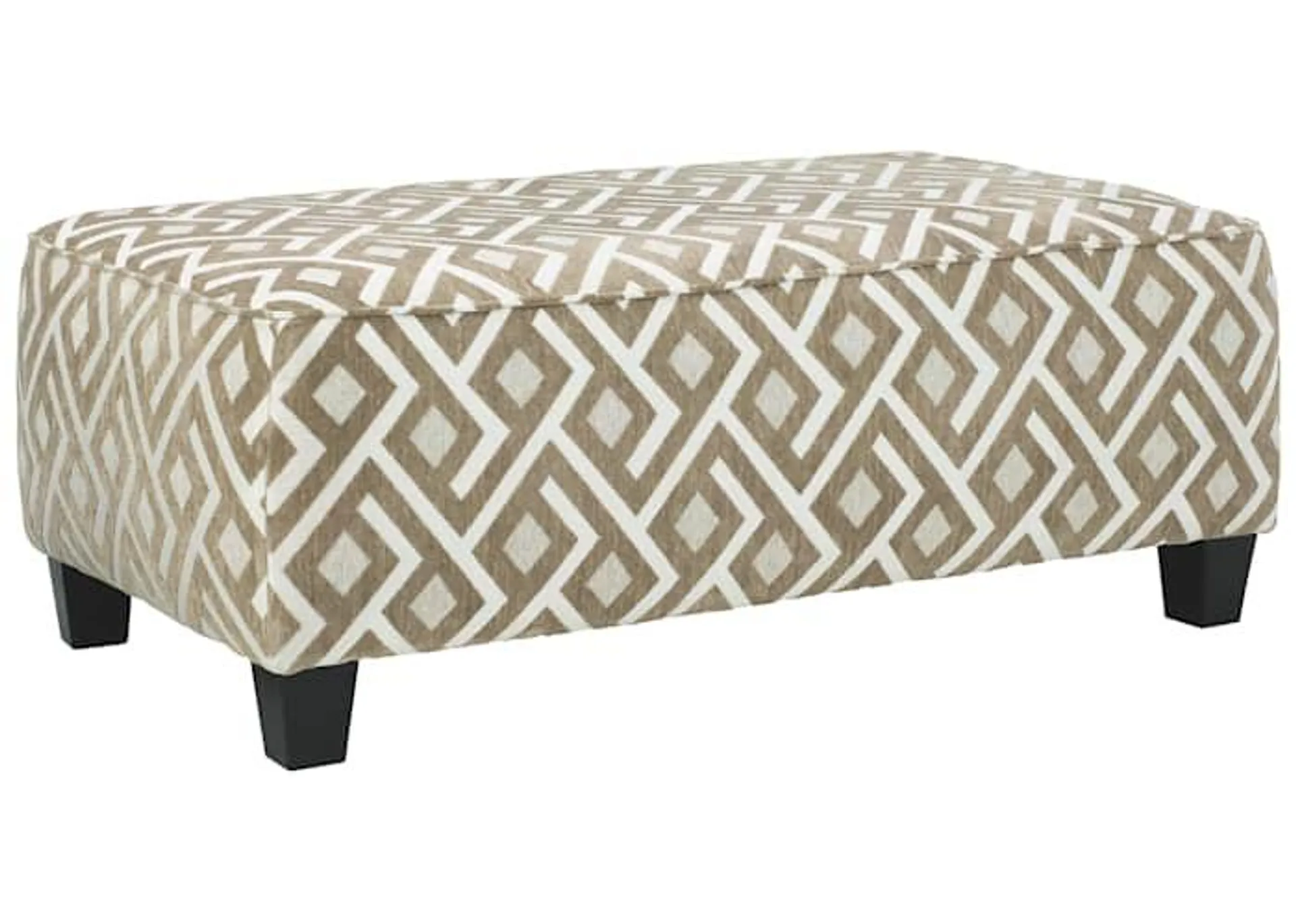 Dovemont Oversized Accent Ottoman - Putty