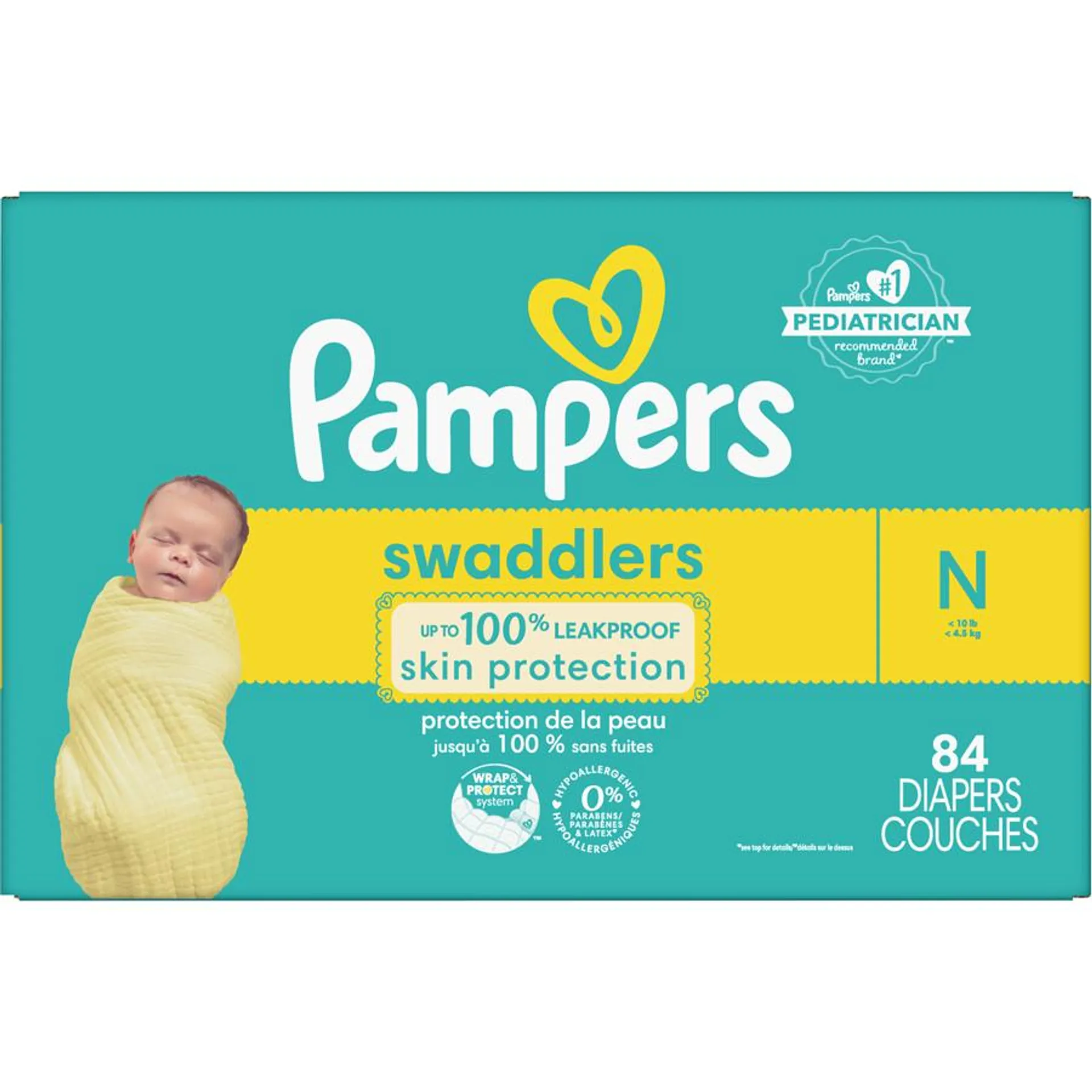 Swaddlers Newborn Diapers Size 0 84 Count