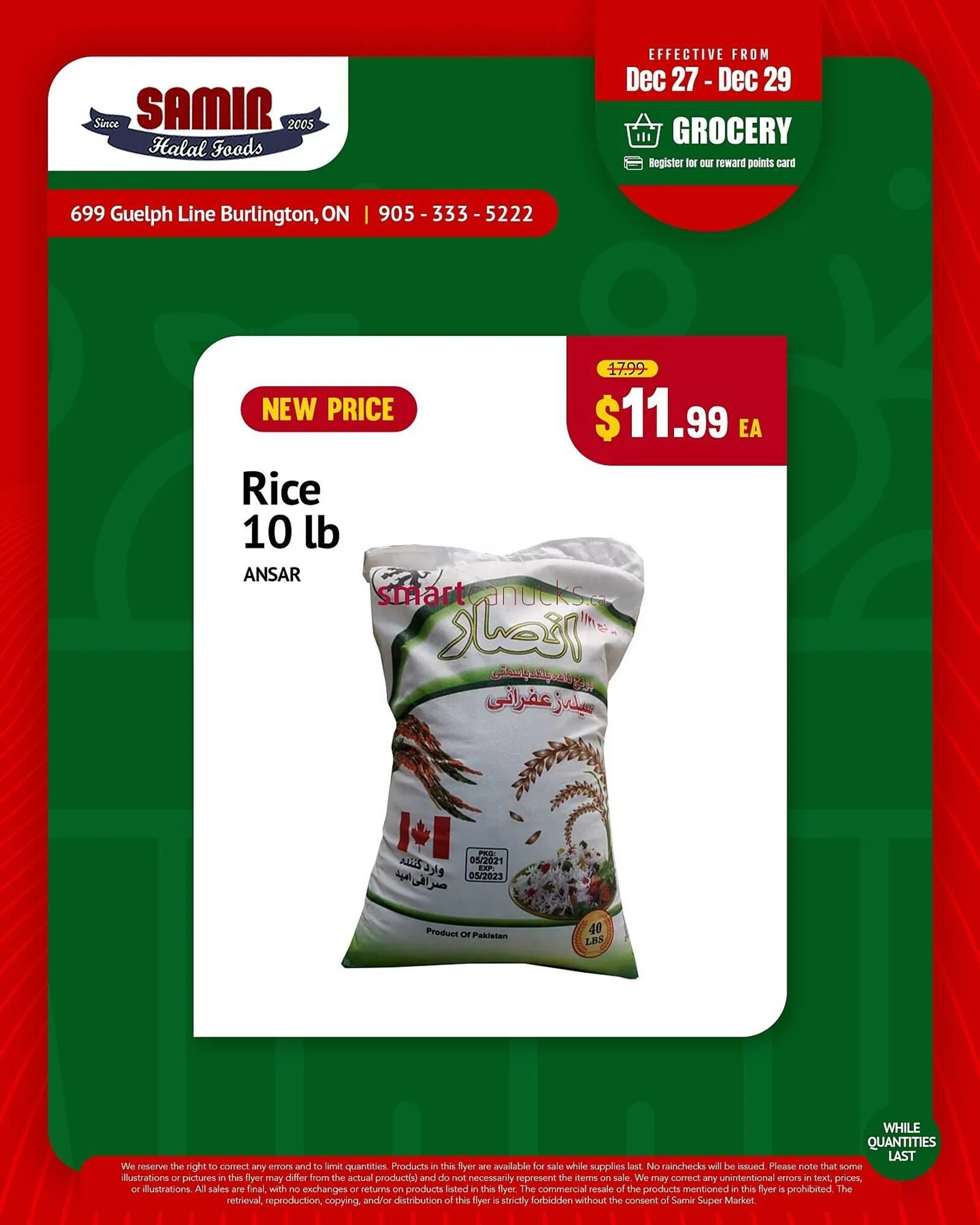 Samir Supermarket flyer from December 27 to December 31 2024 - flyer page 5