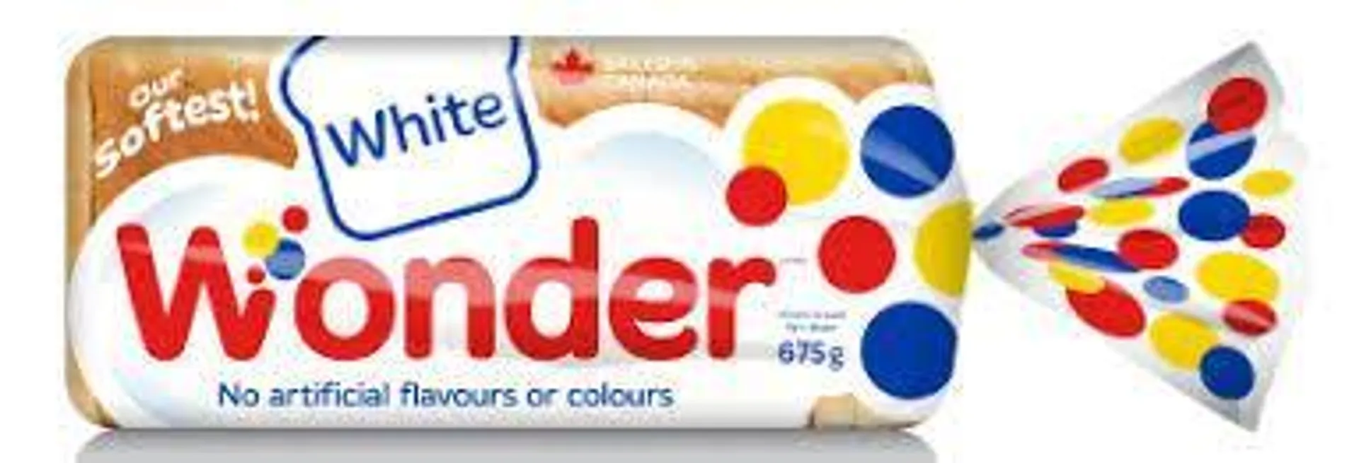 Wonder White Bread 675g