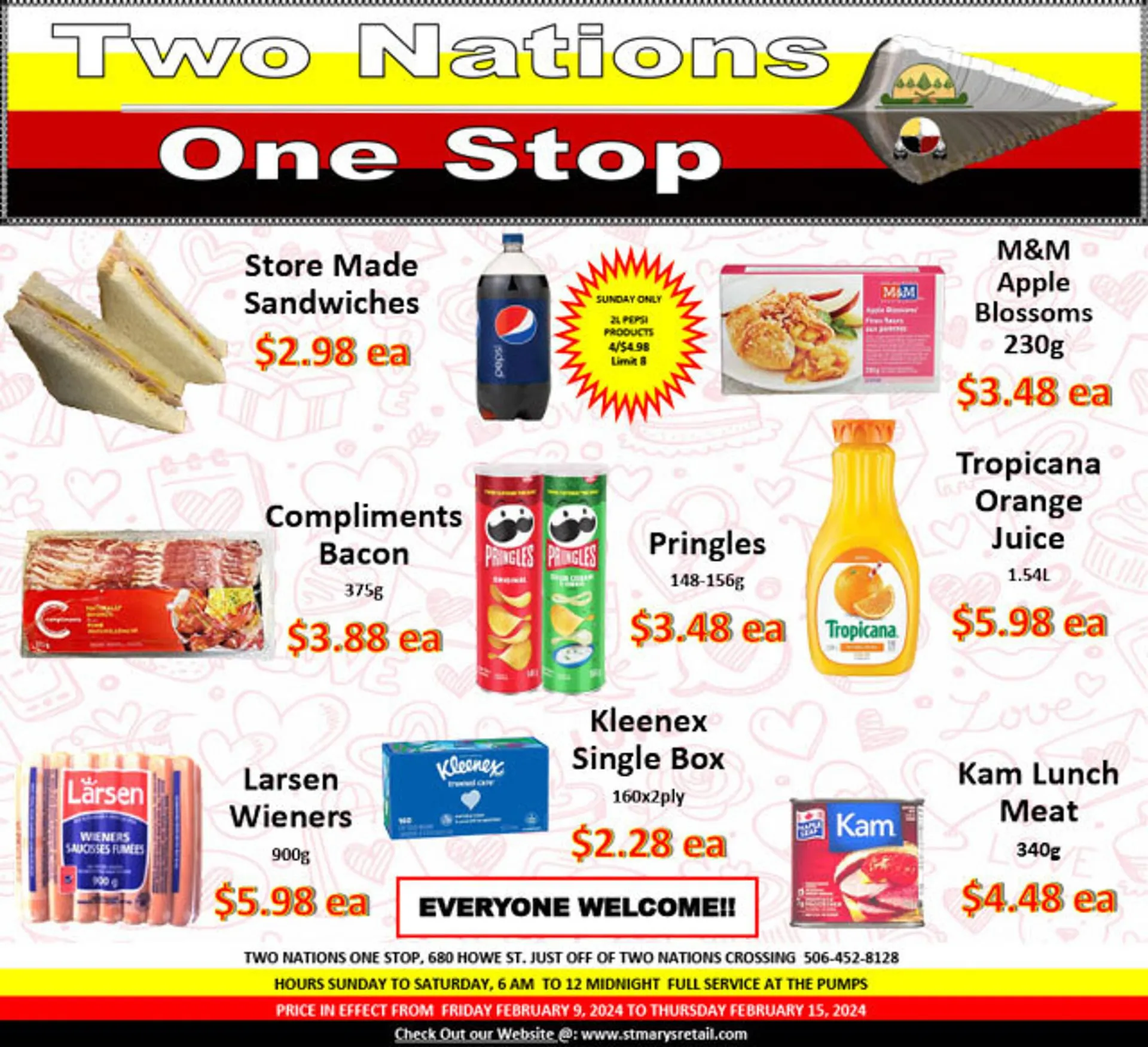 Two Nations One Stop flyer from February 9 to February 15 2024 - flyer page 