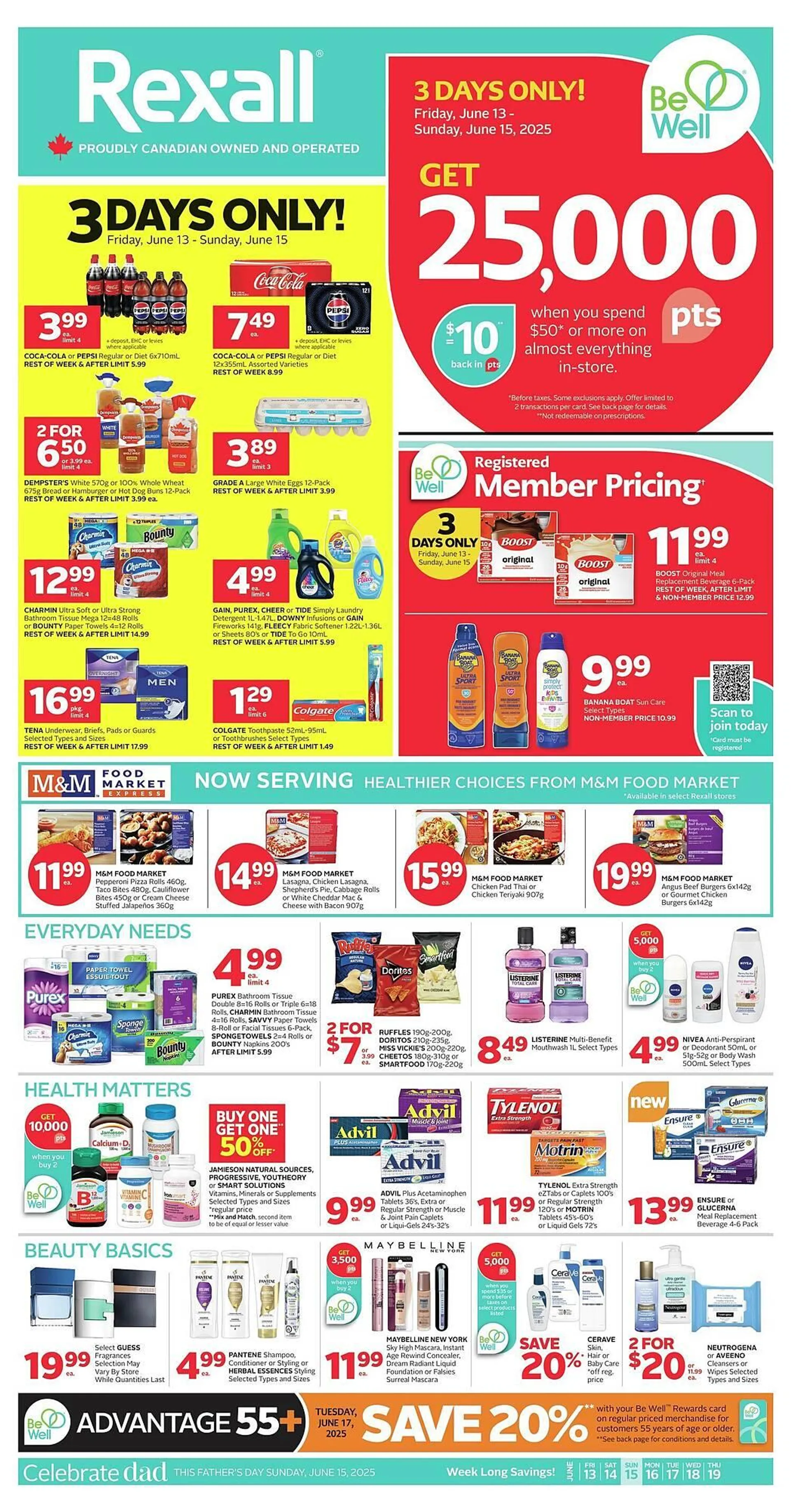 Rexall flyer from June 13 to June 20 2025 - flyer page 1