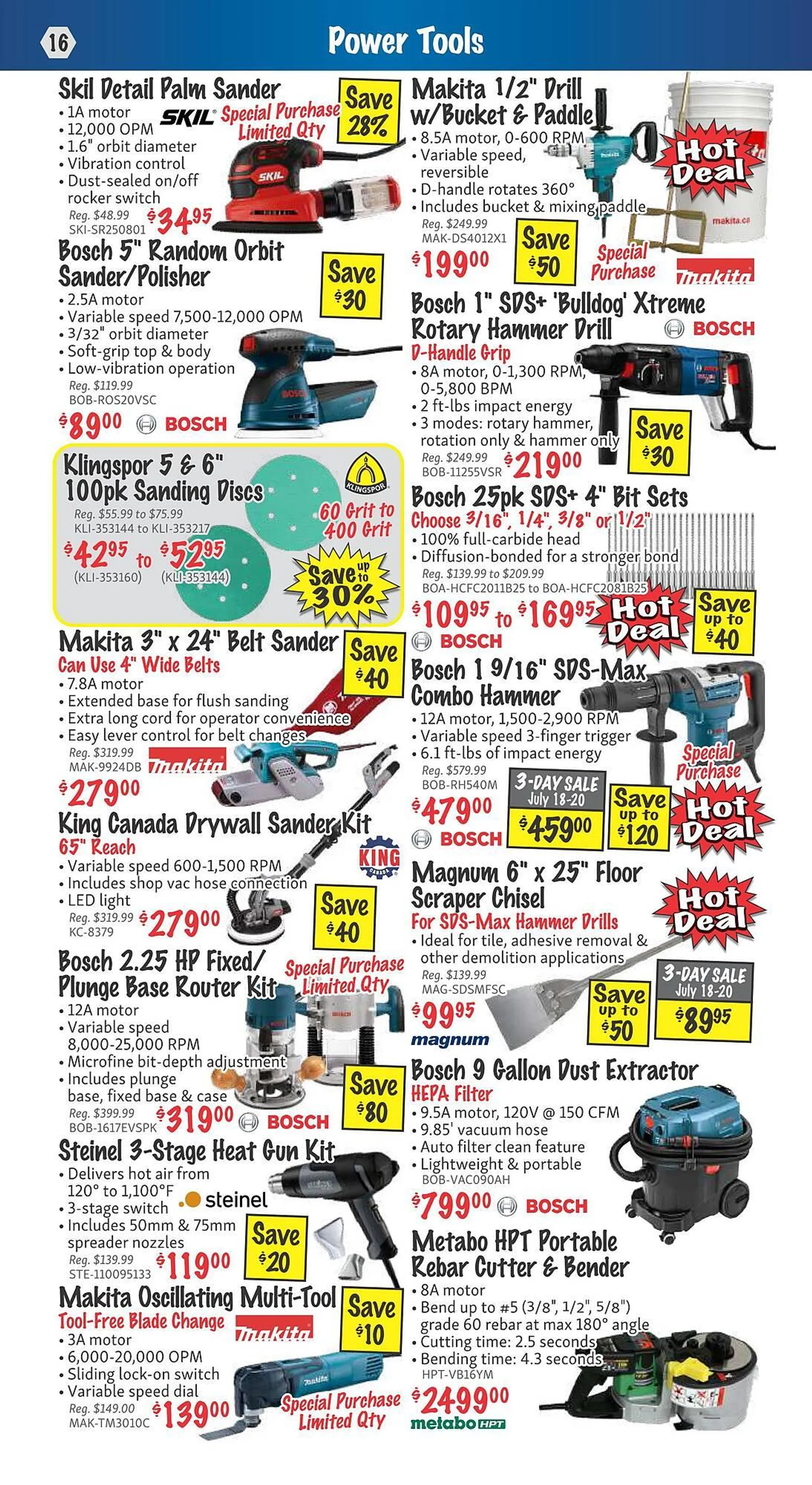 KMS Tools flyer from June 27 to July 31 2024 - flyer page 16