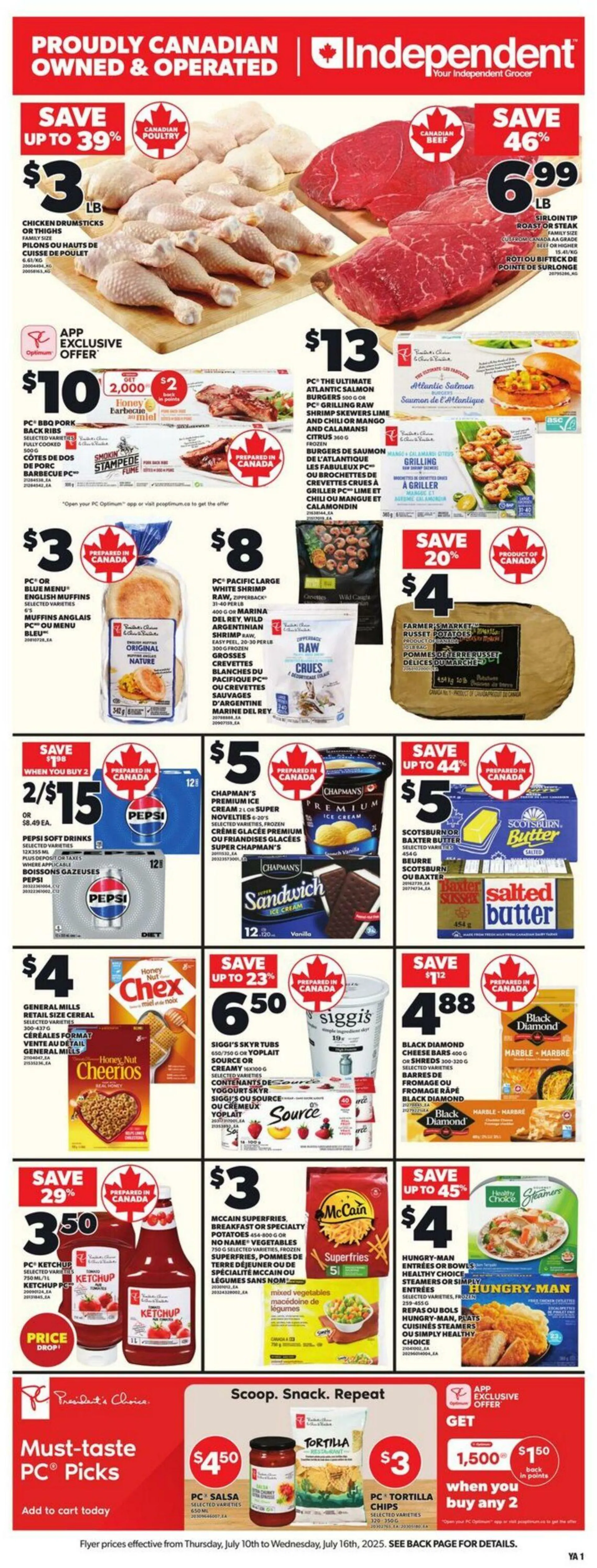 Independent Current flyer from July 10 to July 16 2025 - flyer page 1