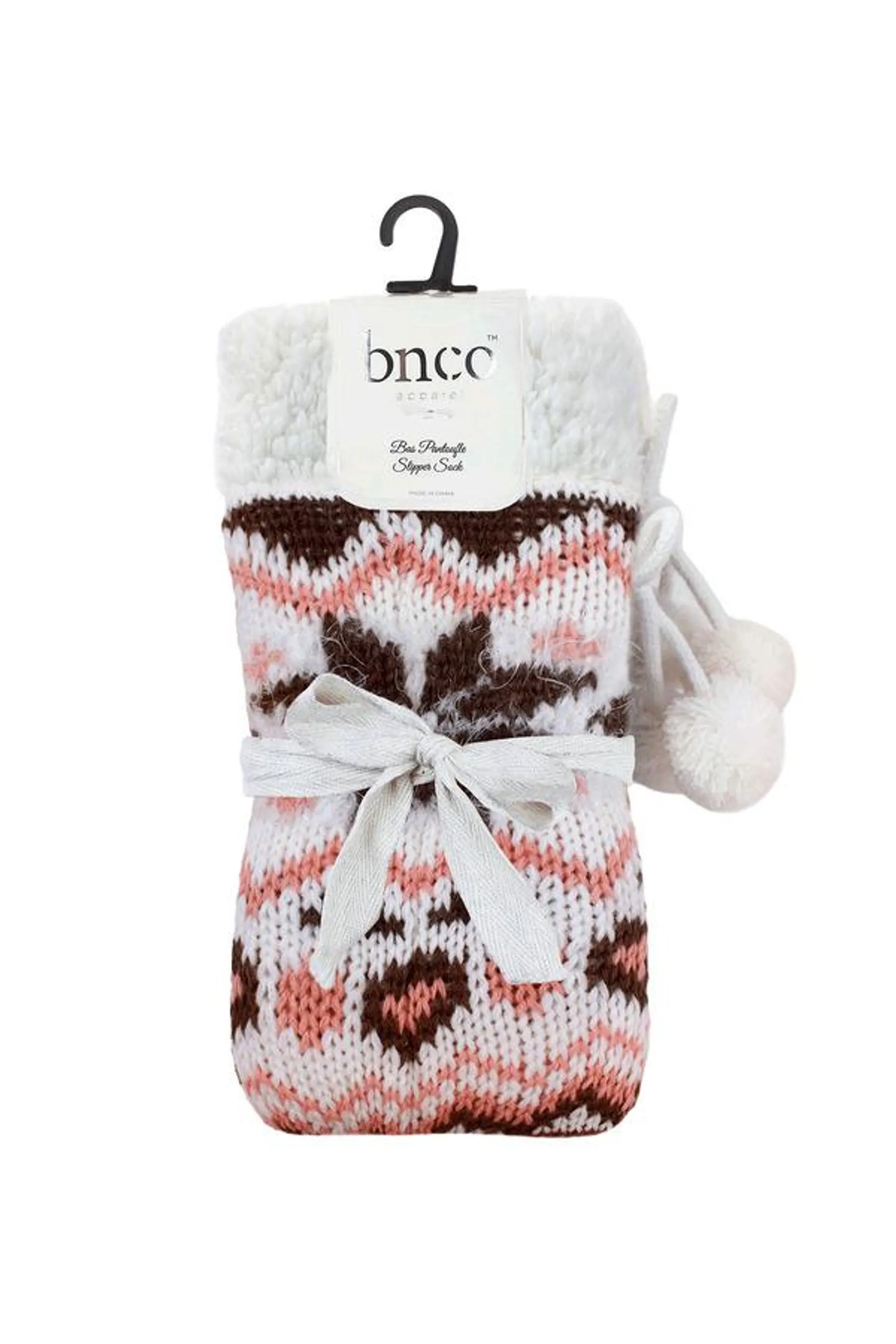 Cozy fairisle slipper socks - Holiday Gift Edition