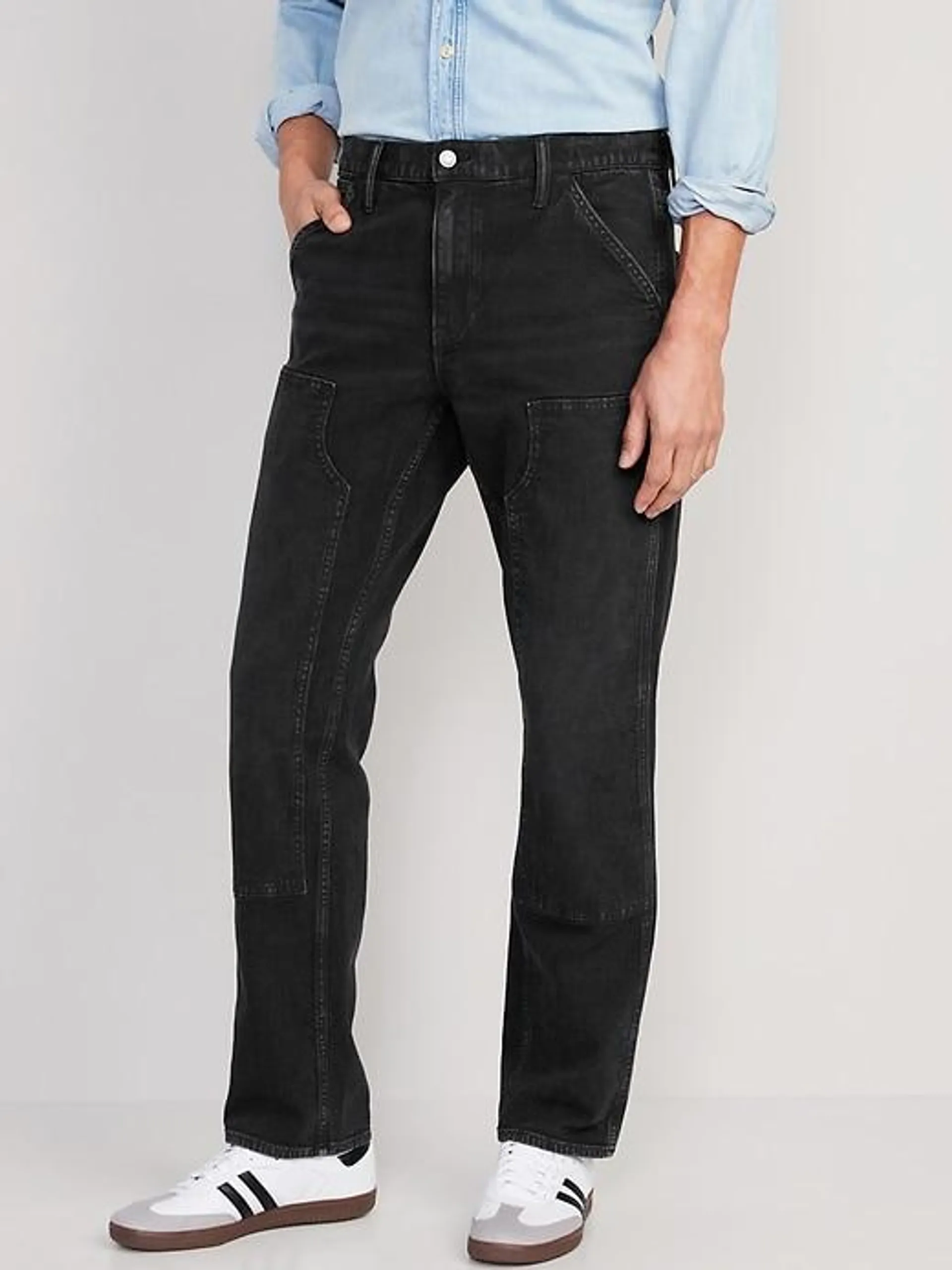 90’s Straight Built-In Flex Workwear Carpenter Jeans