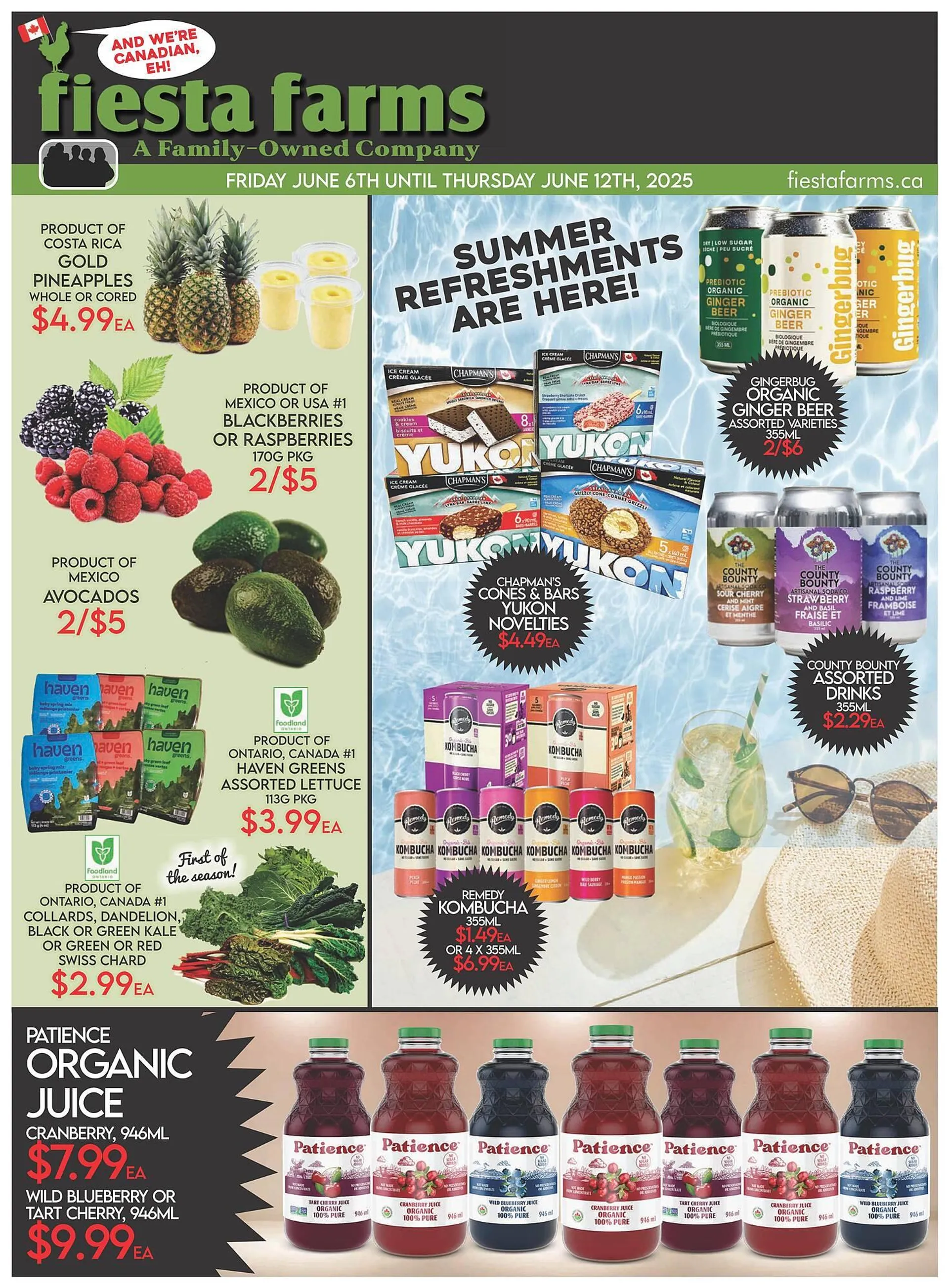 Fiesta Farms flyer from June 6 to June 12 2025 - flyer page 1