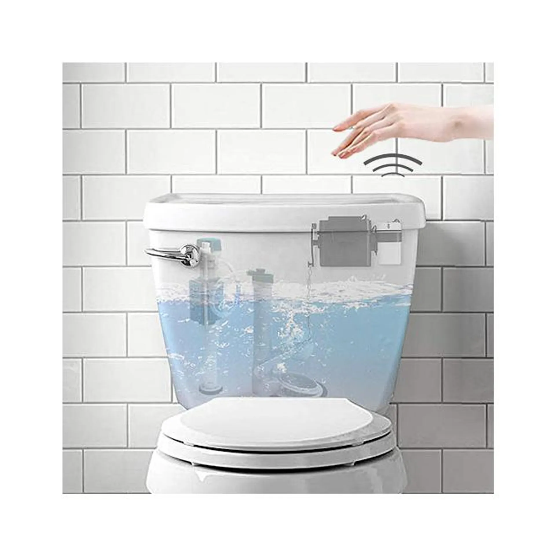 Automatic Touchless Microwave Sensor Toilet Flusher - LIVINGbasics®