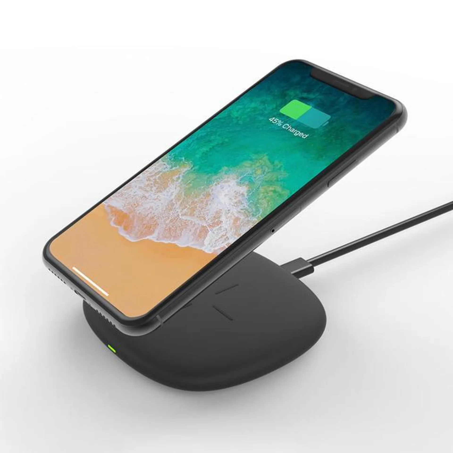 15W Wireless Charger, Qi-Certified Fast Charging iPhone 13/12, Samsung S20/S10 - PrimeCables®