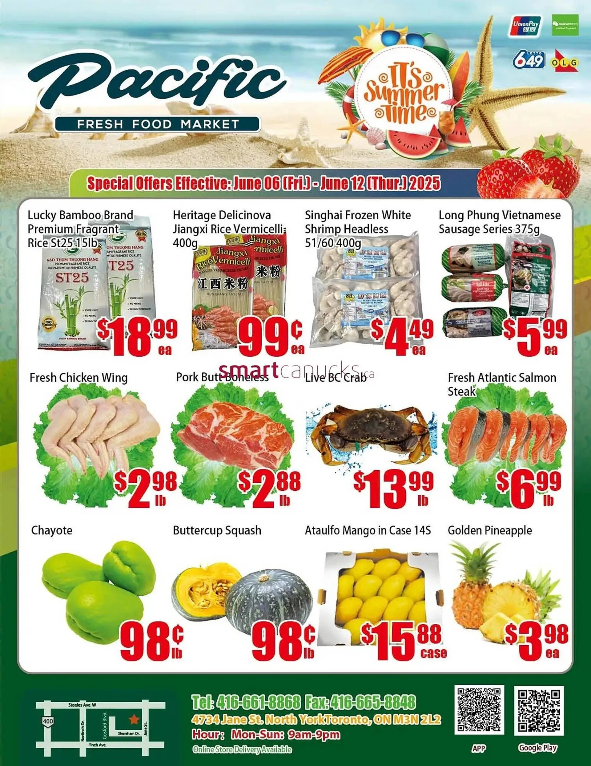 New Pacific Supermarket flyer from June 6 to June 12 2025 - flyer page 1