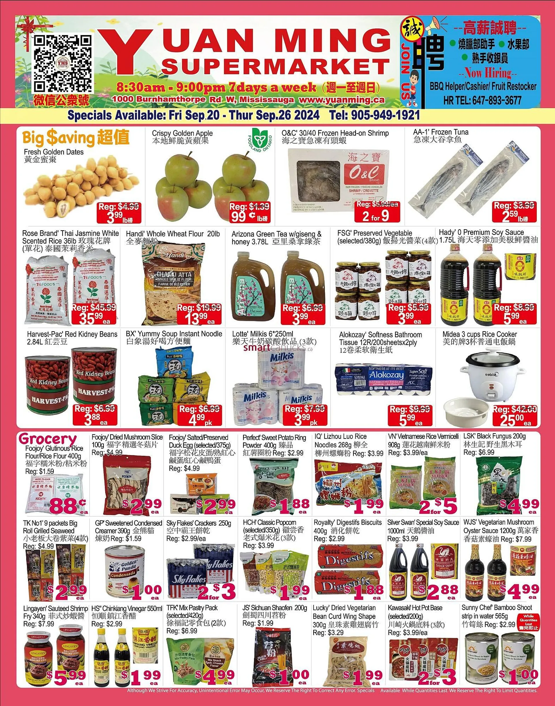 Yuan Ming Supermarket flyer - 1